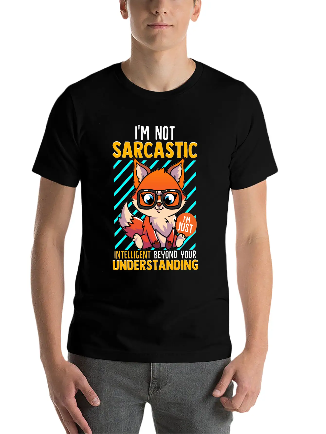 I'm Not Sarcastic I'm Just Intelligent Classic Cotton Tee – Unisex Comfort For Any Season