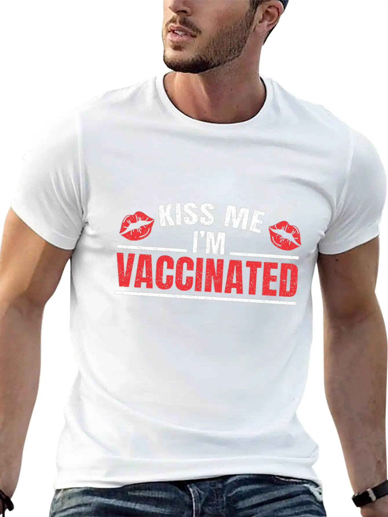 I'm Vaccinated Vaccination Vax Immunization Pro Casual Graphic T-Shirt – Simple And Comfortable Daily Wear
