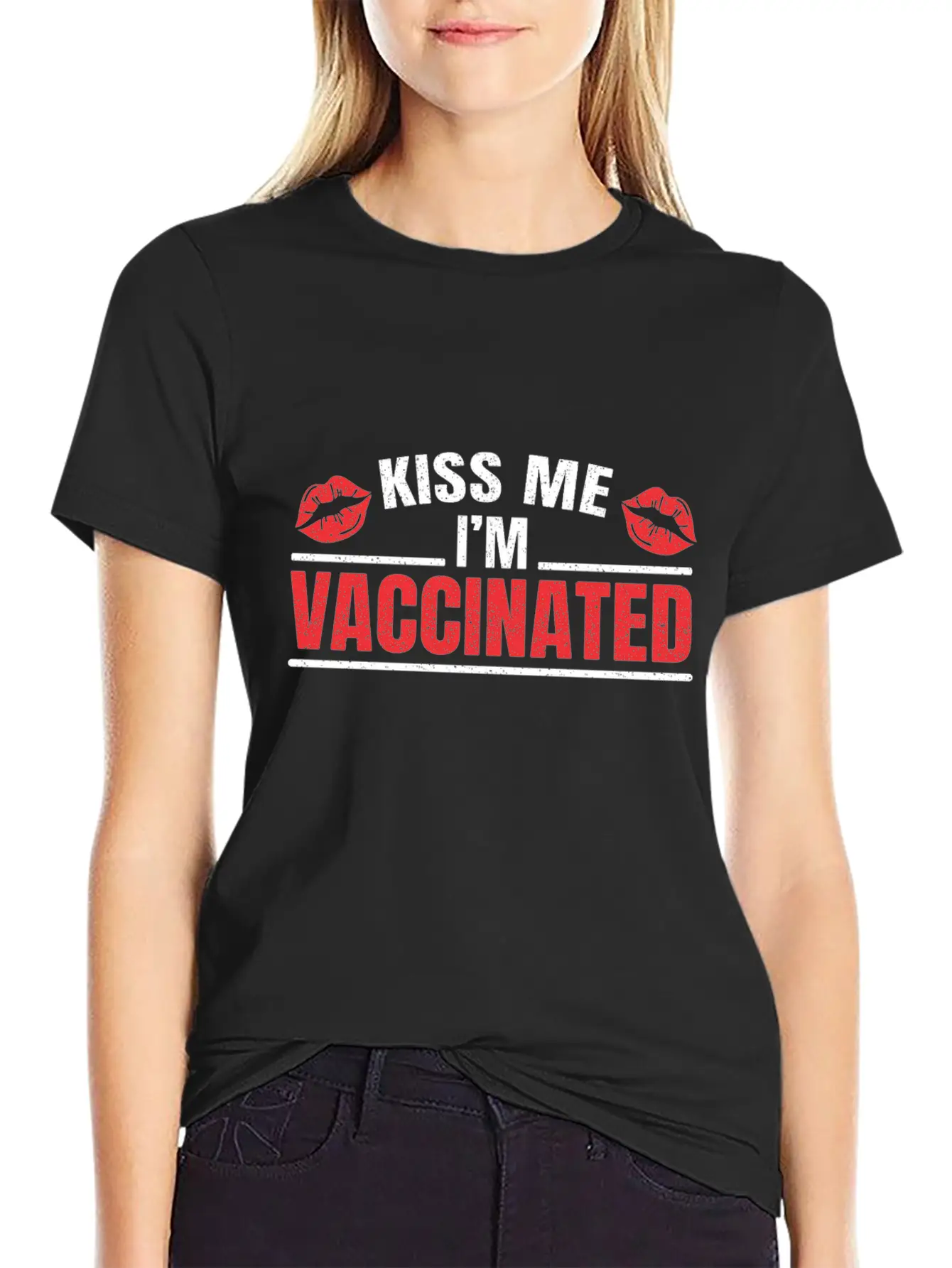 I'm Vaccinated Vaccination Vax Immunization Pro Casual Graphic T-Shirt – Simple And Comfortable Daily Wear