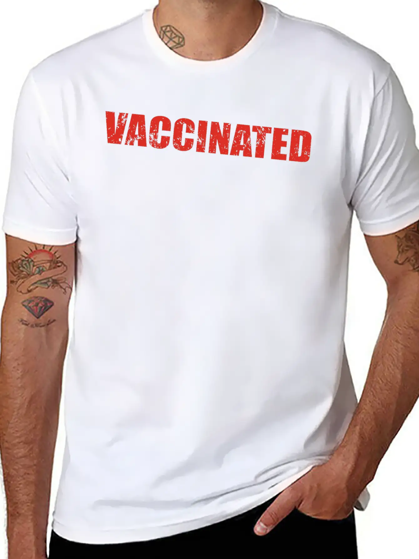 Influenza Vaccination Vaccinated Vaccine Classic Cotton Tee – Unisex Comfort For Any Season