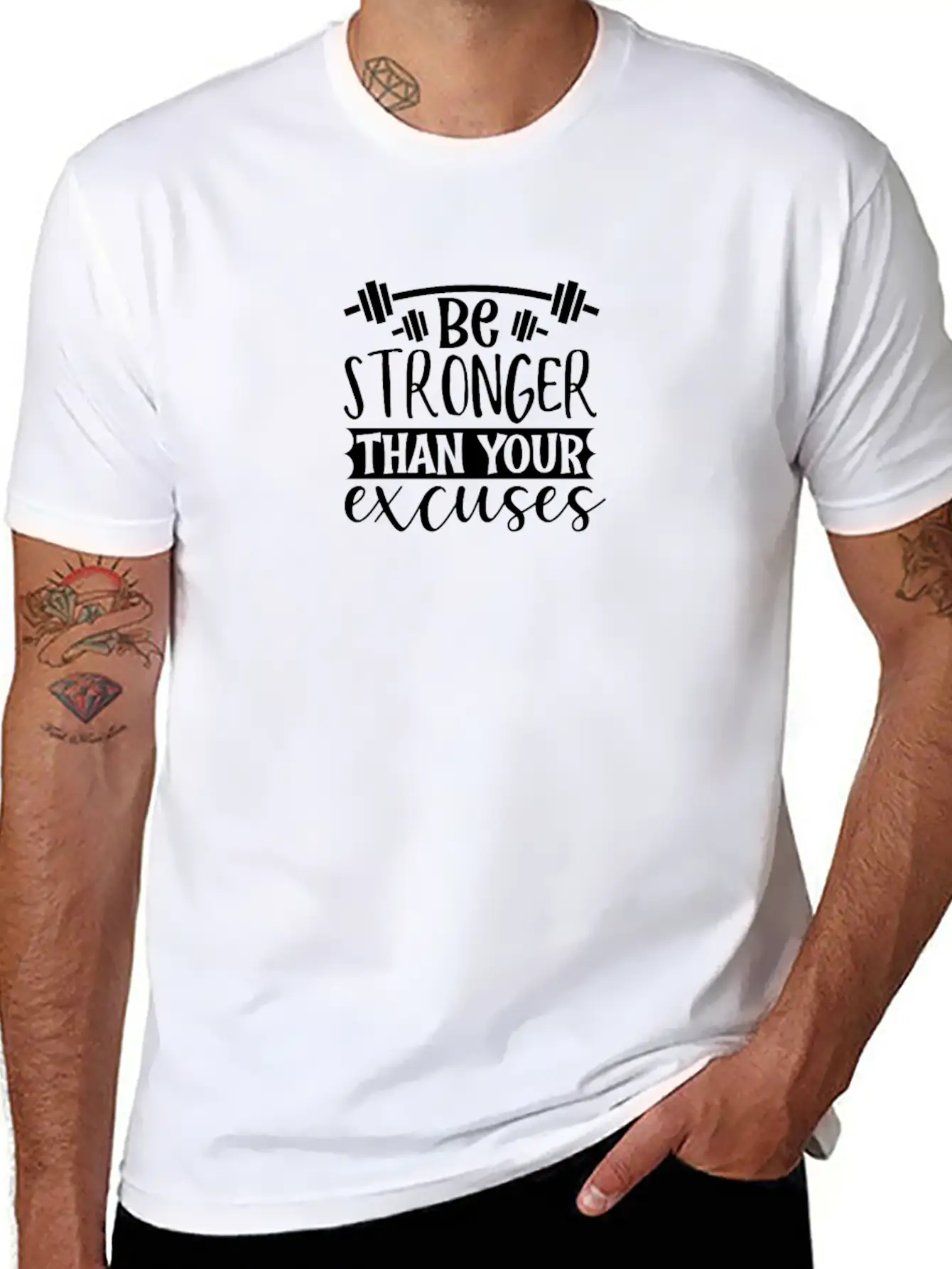 Inspirational Quotes Be Stronger Than Your Classic Cotton Tee – Unisex Comfort For Any Season