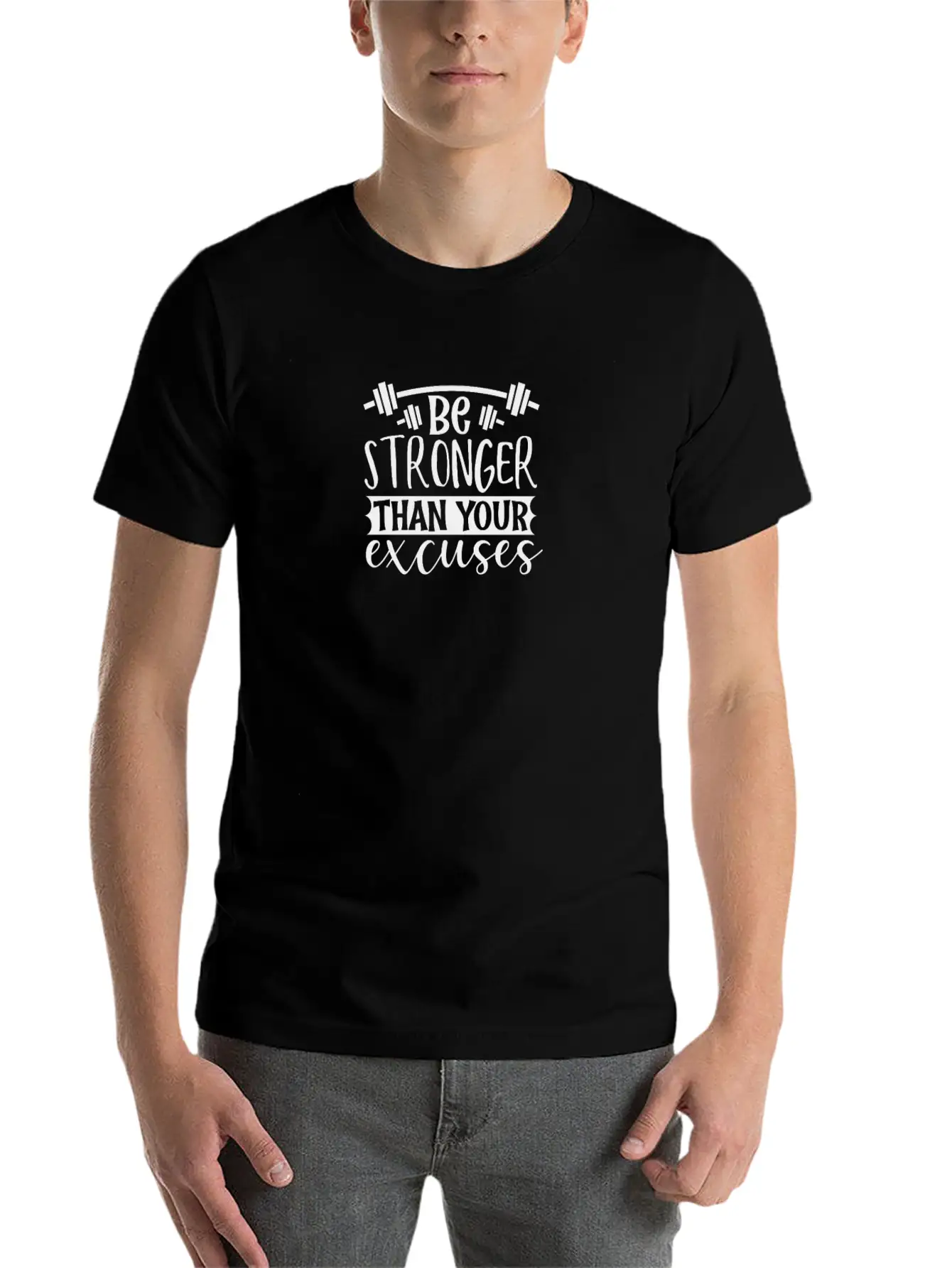 Inspirational Quotes Be Stronger Than Your Classic Cotton Tee – Unisex Comfort For Any Season