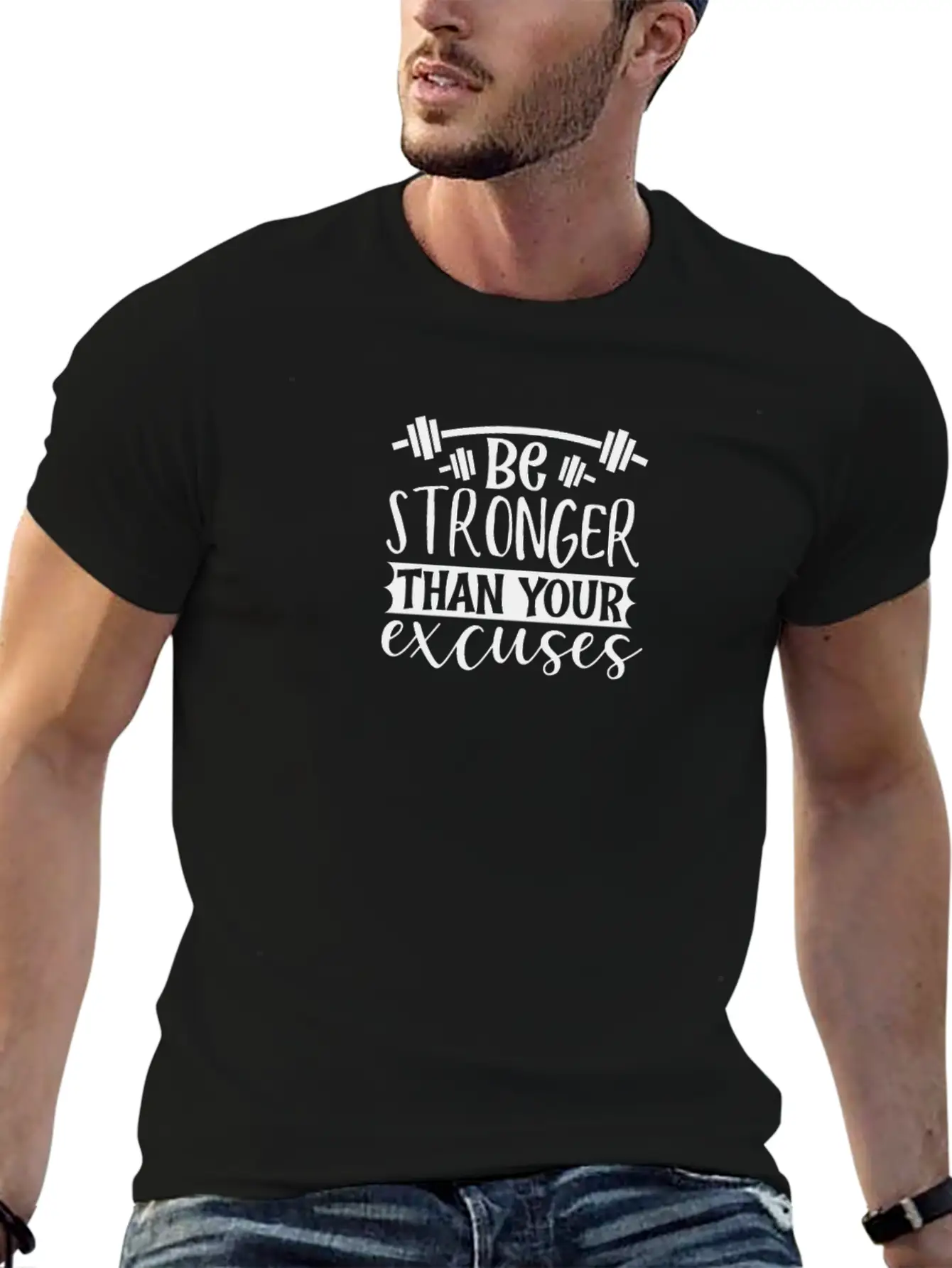 Inspirational Quotes Be Stronger Than Your Classic Cotton Tee – Unisex Comfort For Any Season