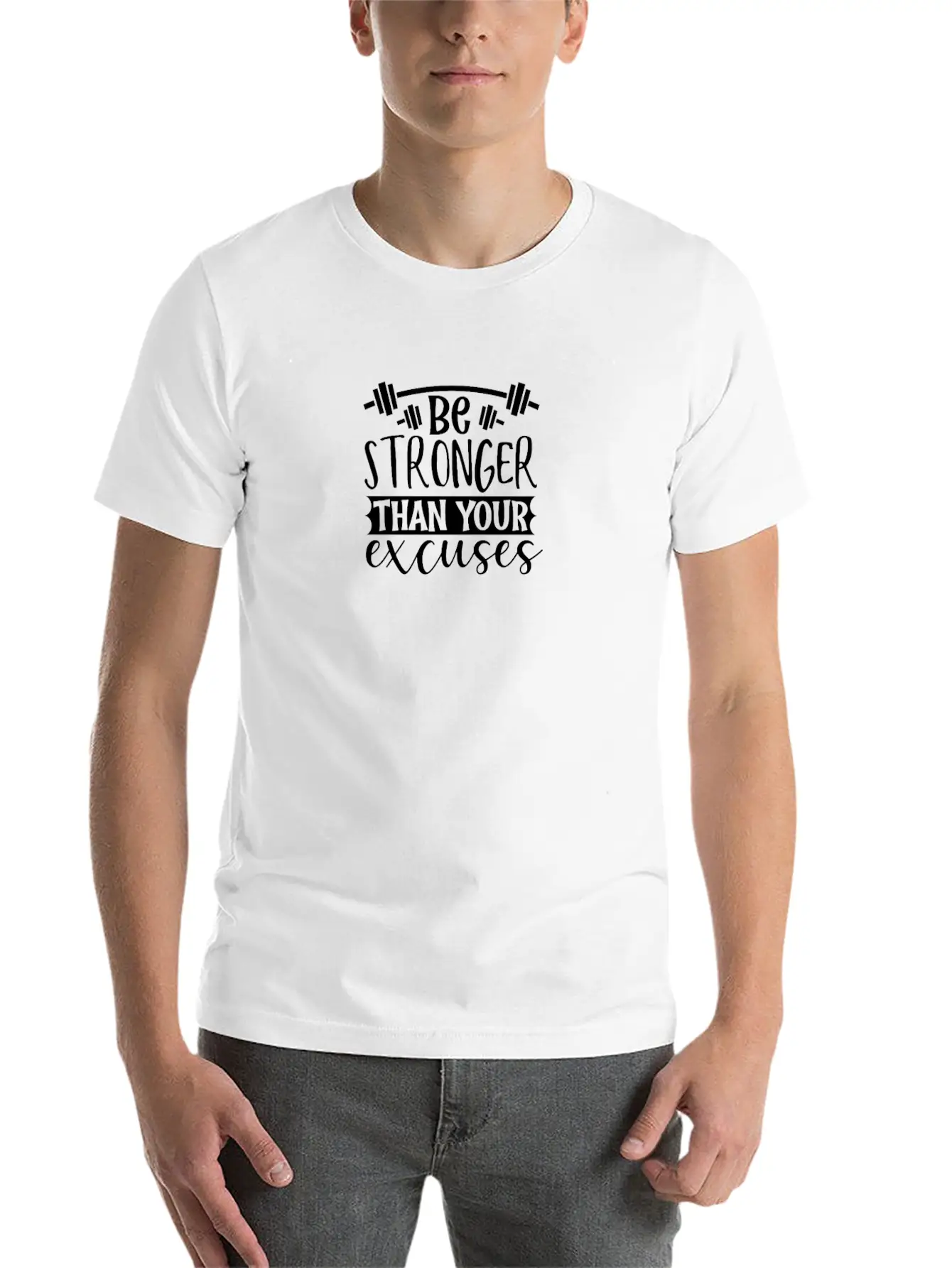 Inspirational Quotes Be Stronger Than Your Classic Cotton Tee – Unisex Comfort For Any Season
