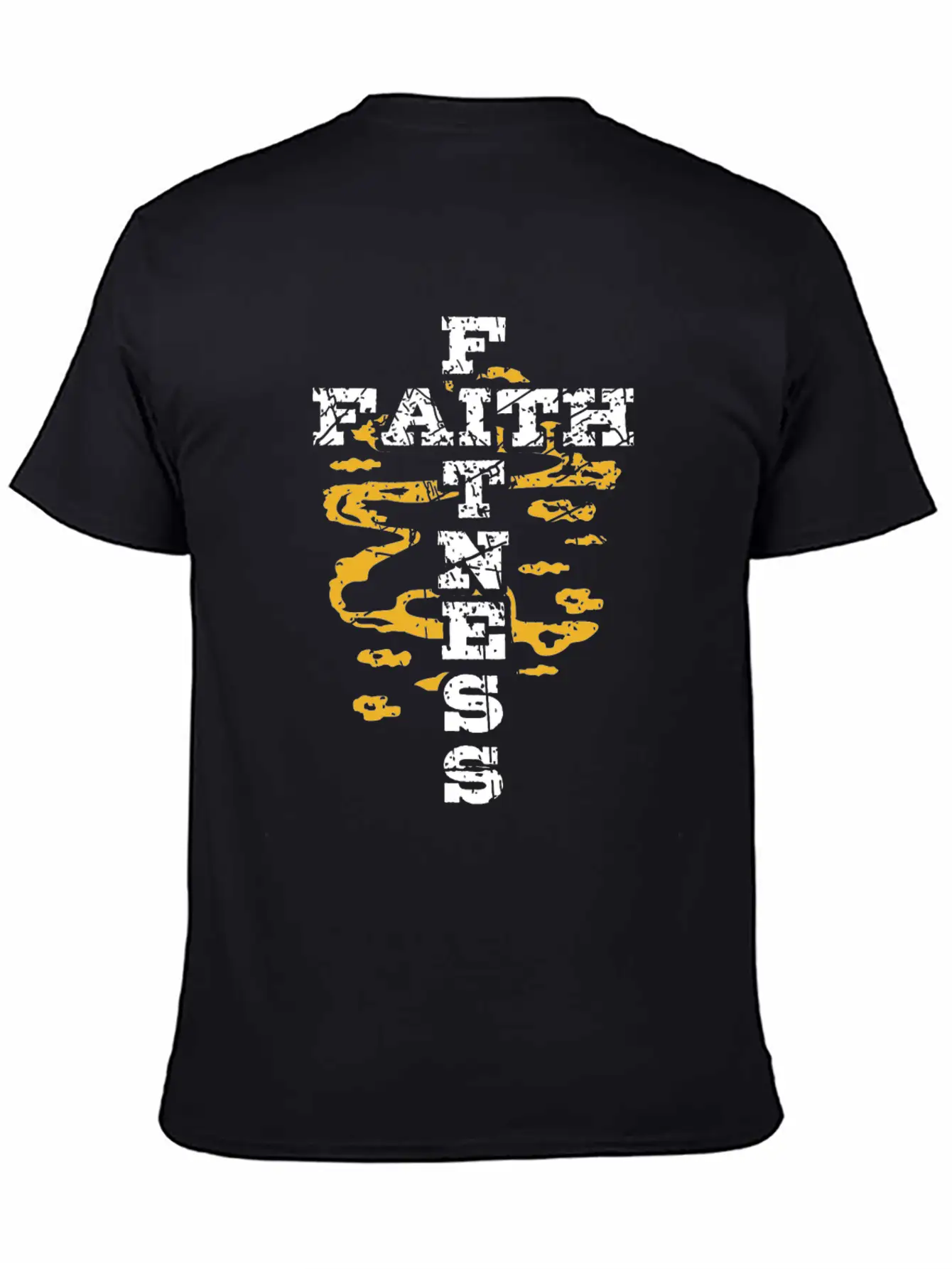 Jesus Workout Shirt Faith Fitness Cross Christian Casual Graphic T-Shirt – Simple And Comfortable Daily Wear