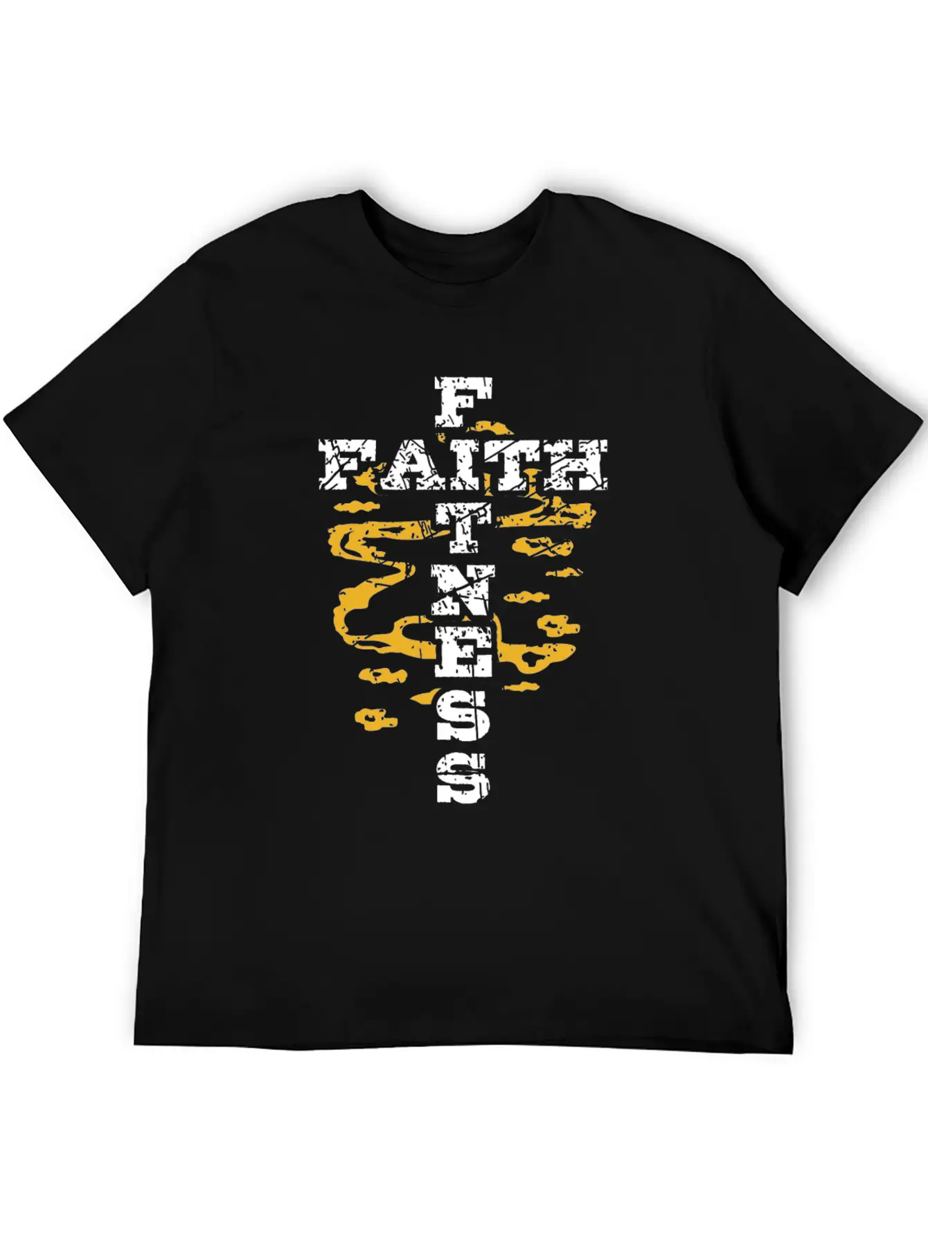Jesus Workout Shirt Faith Fitness Cross Christian Casual Graphic T-Shirt – Simple And Comfortable Daily Wear