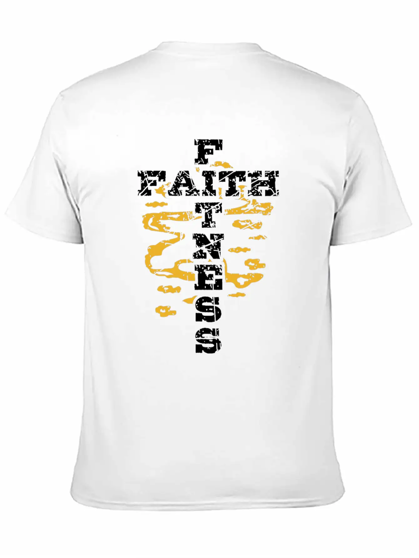 Jesus Workout Shirt Faith Fitness Cross Christian Casual Graphic T-Shirt – Simple And Comfortable Daily Wear