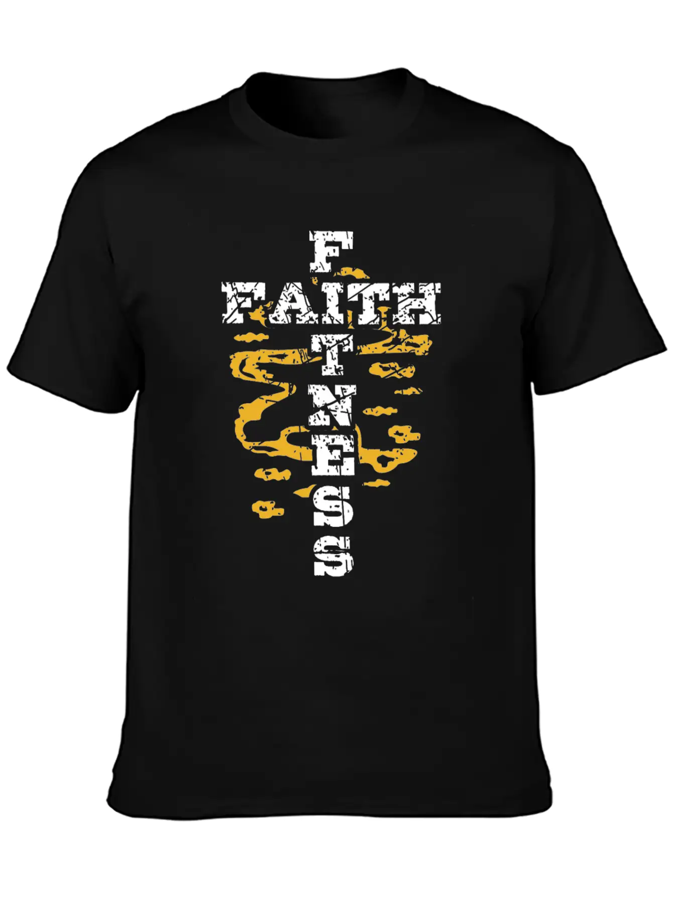 Jesus Workout Shirt Faith Fitness Cross Christian Casual Graphic T-Shirt – Simple And Comfortable Daily Wear