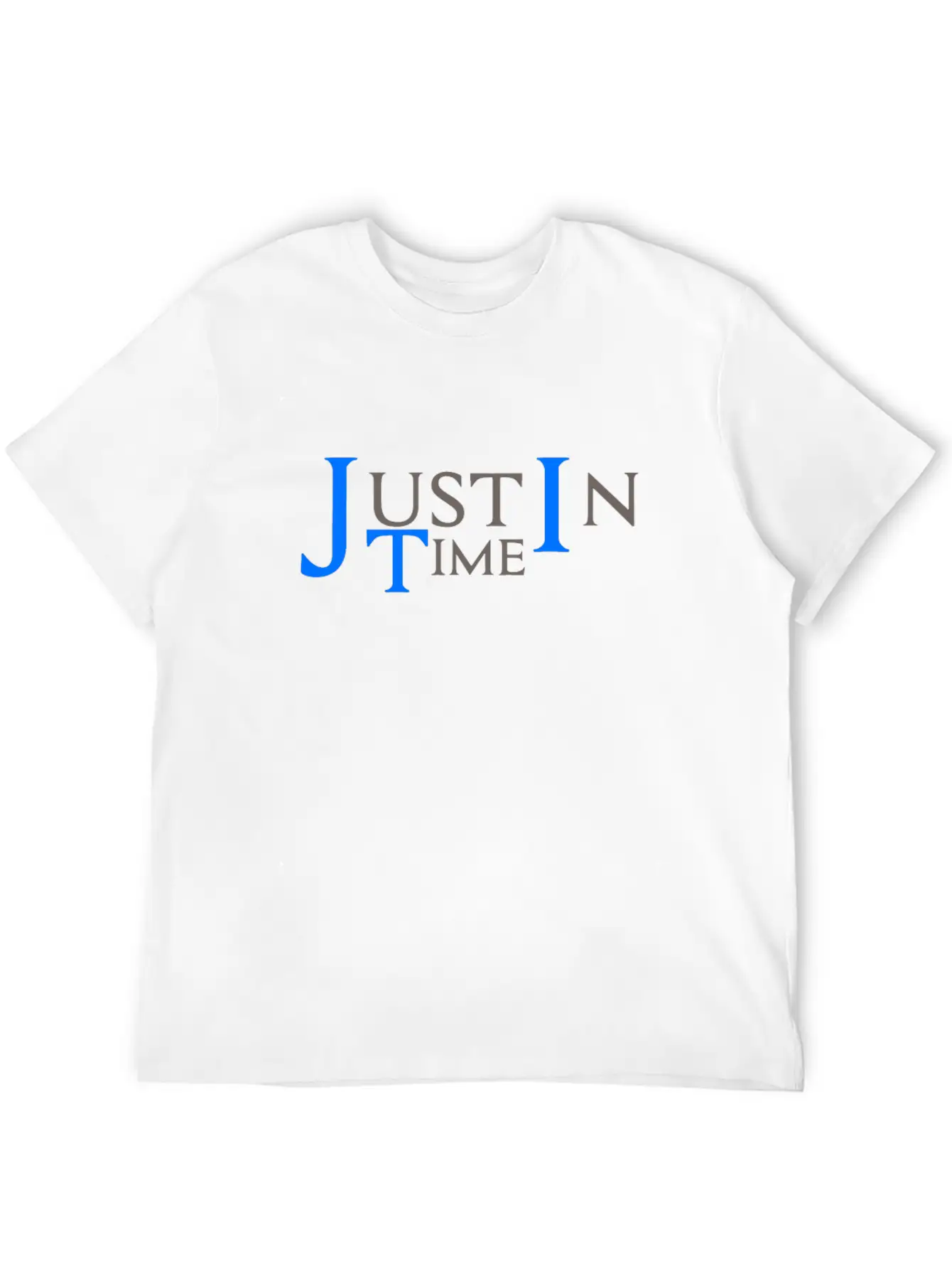 Justintime Dark Essential Unisex Summer Tee – Soft Cotton Casual Fit