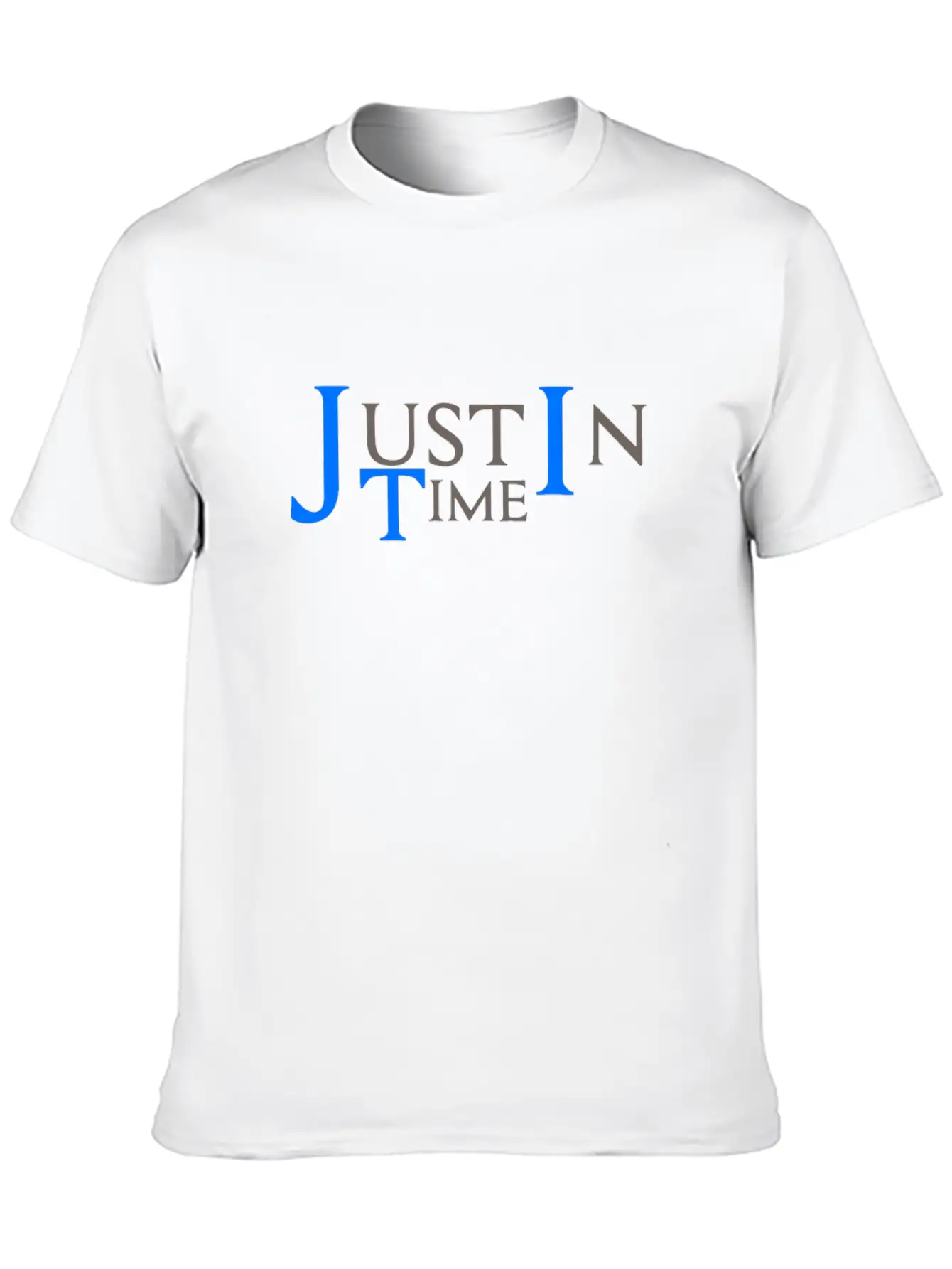 Justintime Dark Essential Unisex Summer Tee – Soft Cotton Casual Fit