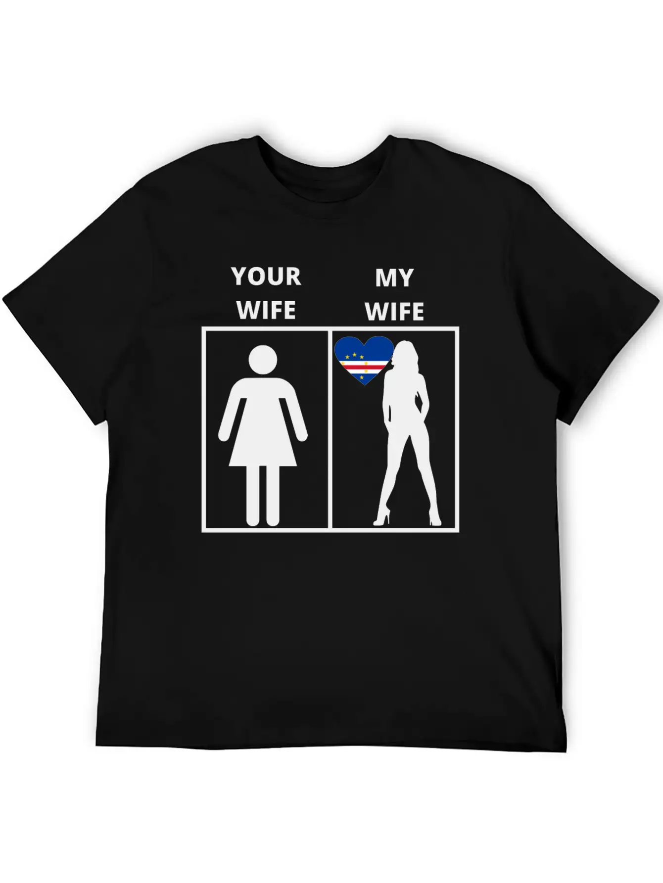 Kap Verde Geschenk My Your Wife Casual Graphic T-Shirt – Simple And Comfortable Daily Wear