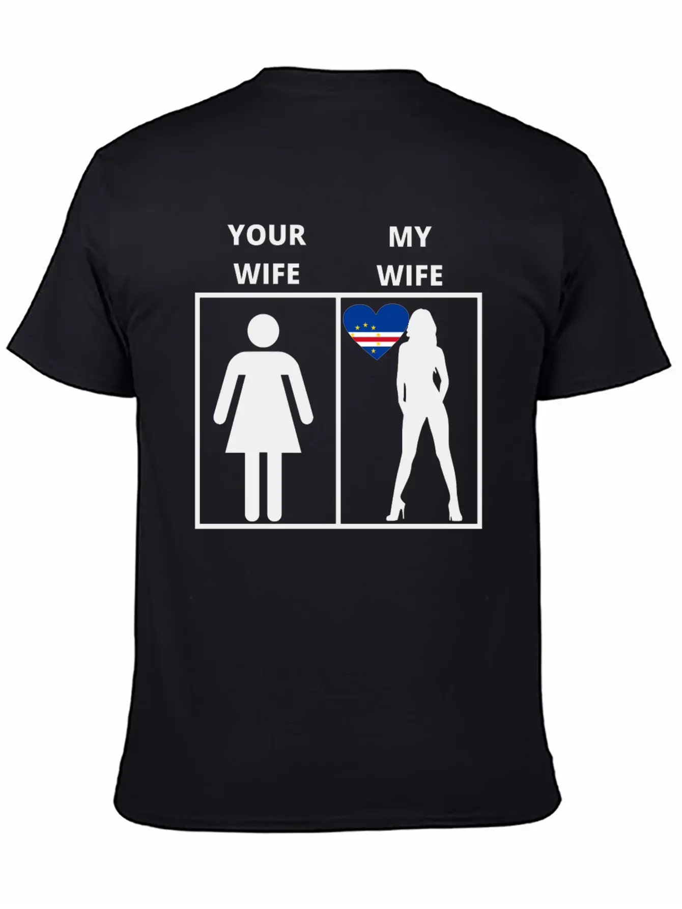 Kap Verde Geschenk My Your Wife Casual Graphic T-Shirt – Simple And Comfortable Daily Wear