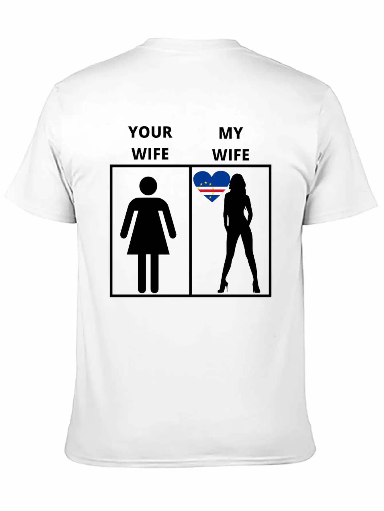 Kap Verde Geschenk My Your Wife Casual Graphic T-Shirt – Simple And Comfortable Daily Wear