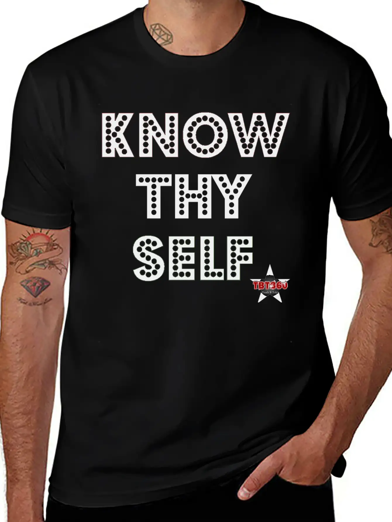 KNOW THY SELF Casual Graphic T-Shirt – Simple And Comfortable Daily Wear