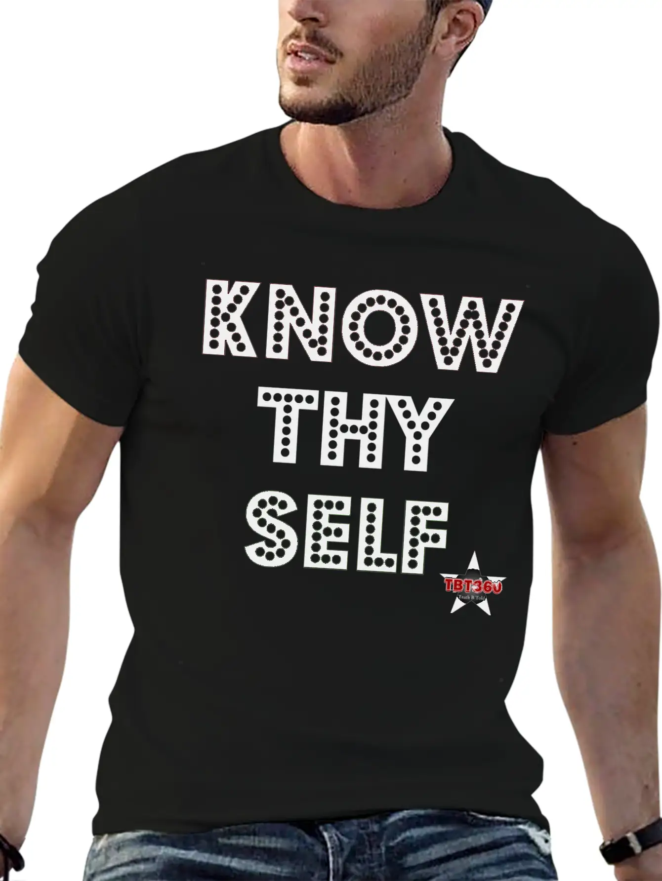 KNOW THY SELF Casual Graphic T-Shirt – Simple And Comfortable Daily Wear
