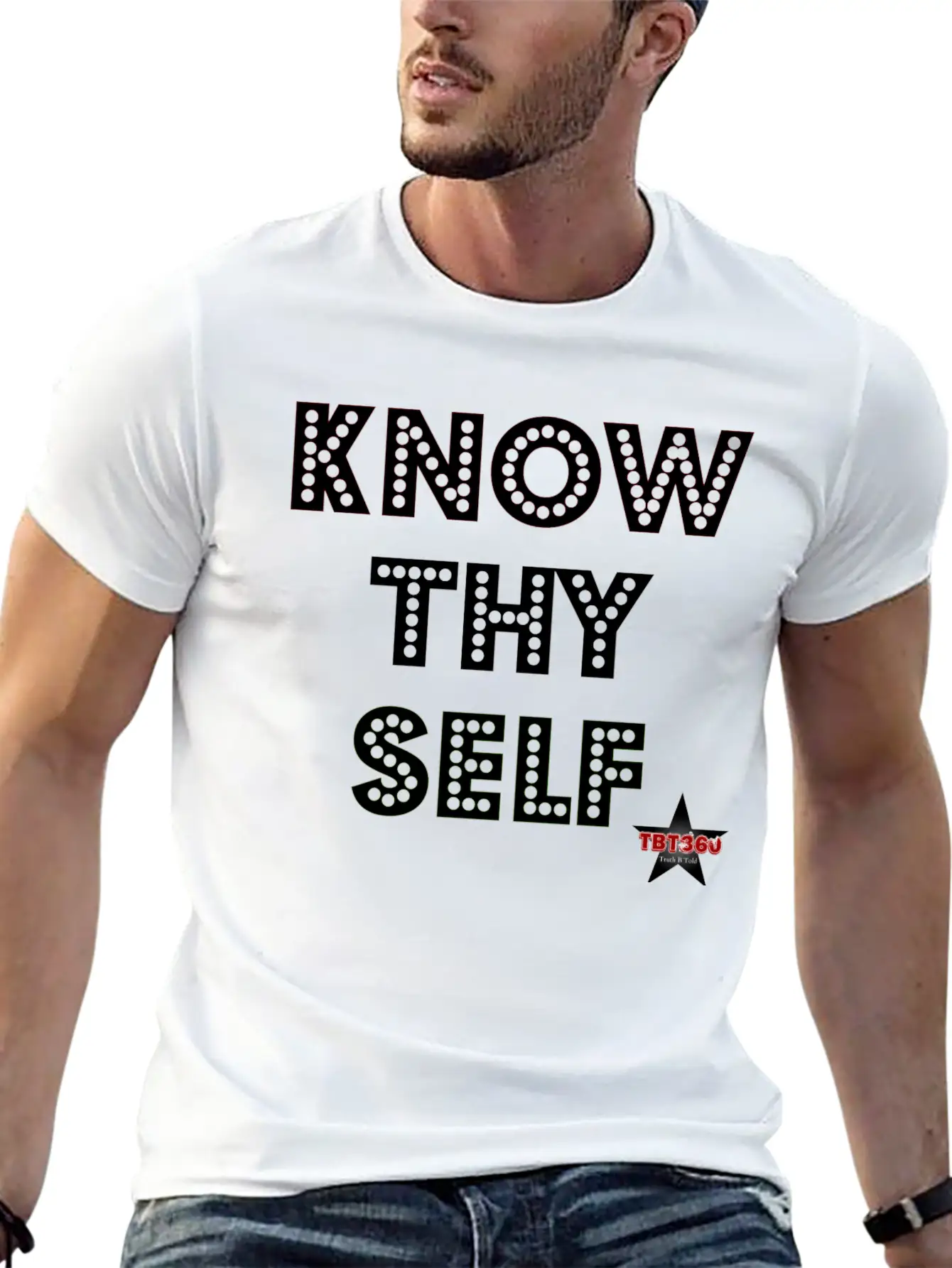 KNOW THY SELF Casual Graphic T-Shirt – Simple And Comfortable Daily Wear