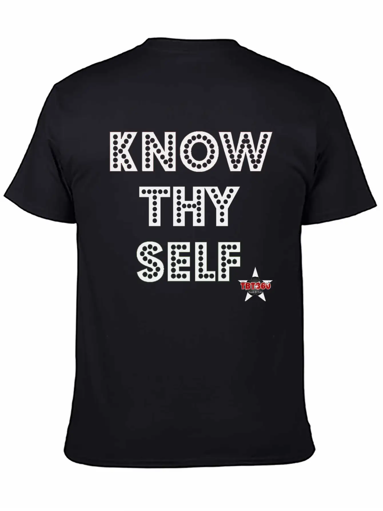KNOW THY SELF Casual Graphic T-Shirt – Simple And Comfortable Daily Wear