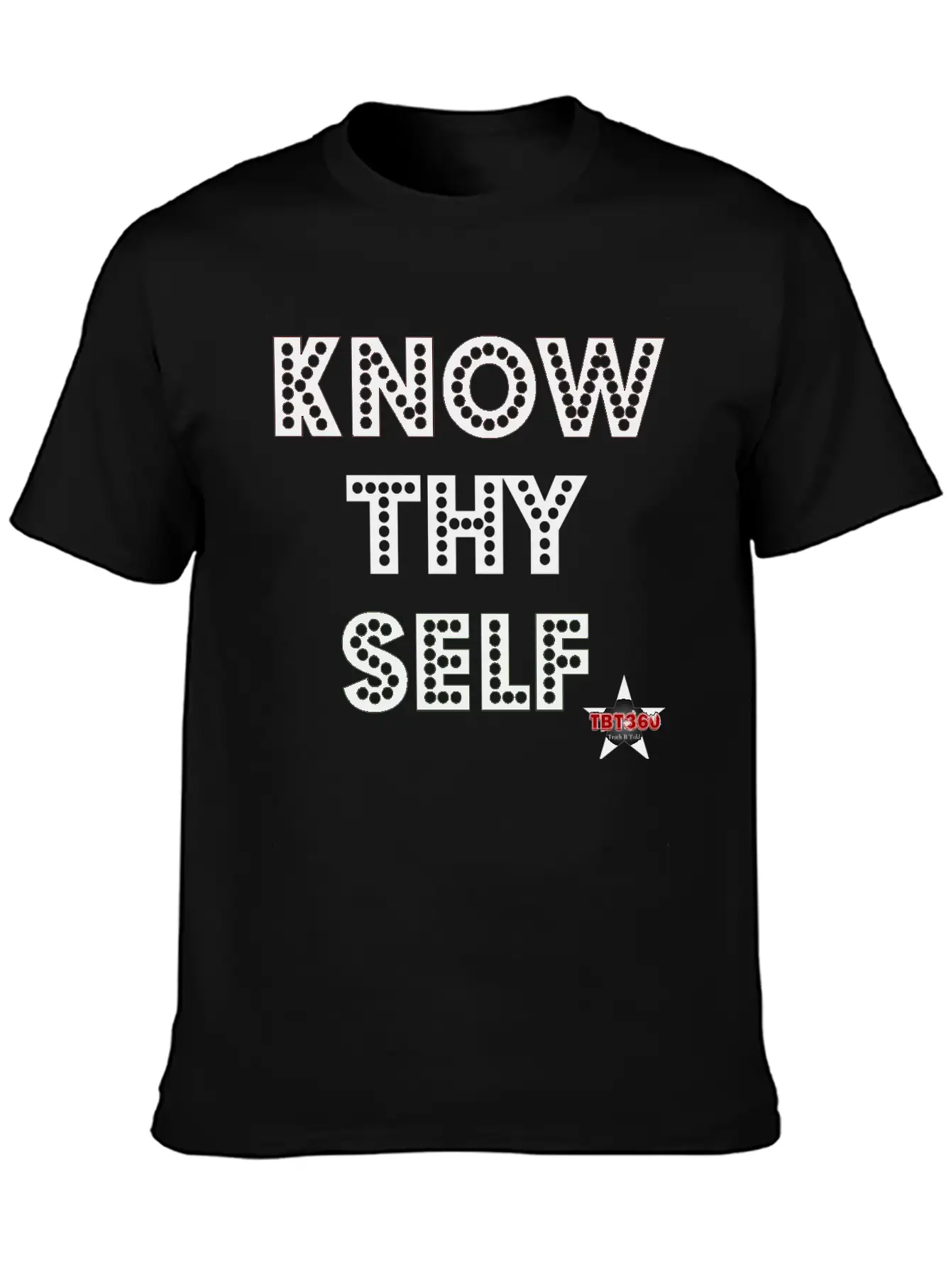 KNOW THY SELF Casual Graphic T-Shirt – Simple And Comfortable Daily Wear