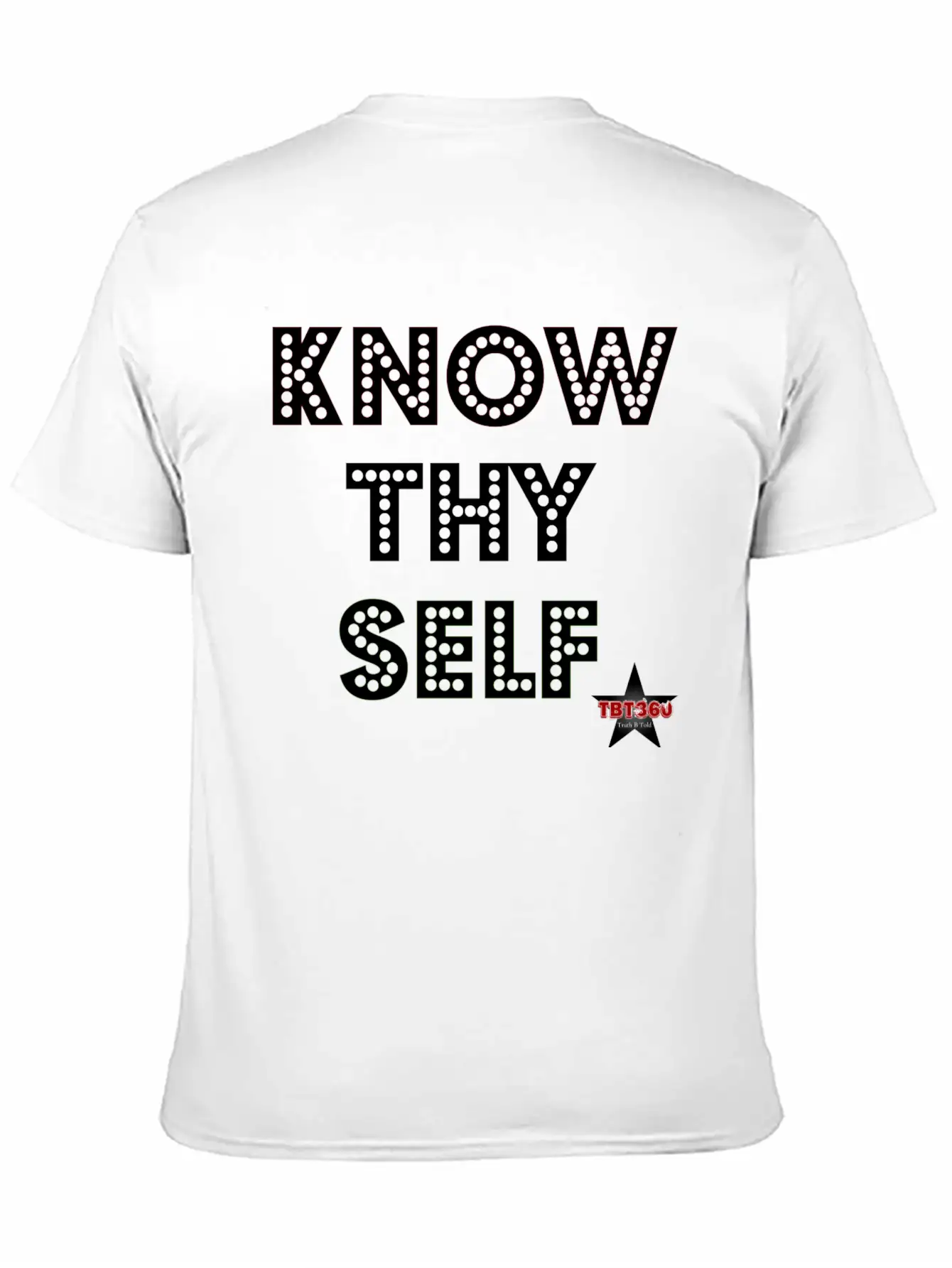 KNOW THY SELF Casual Graphic T-Shirt – Simple And Comfortable Daily Wear