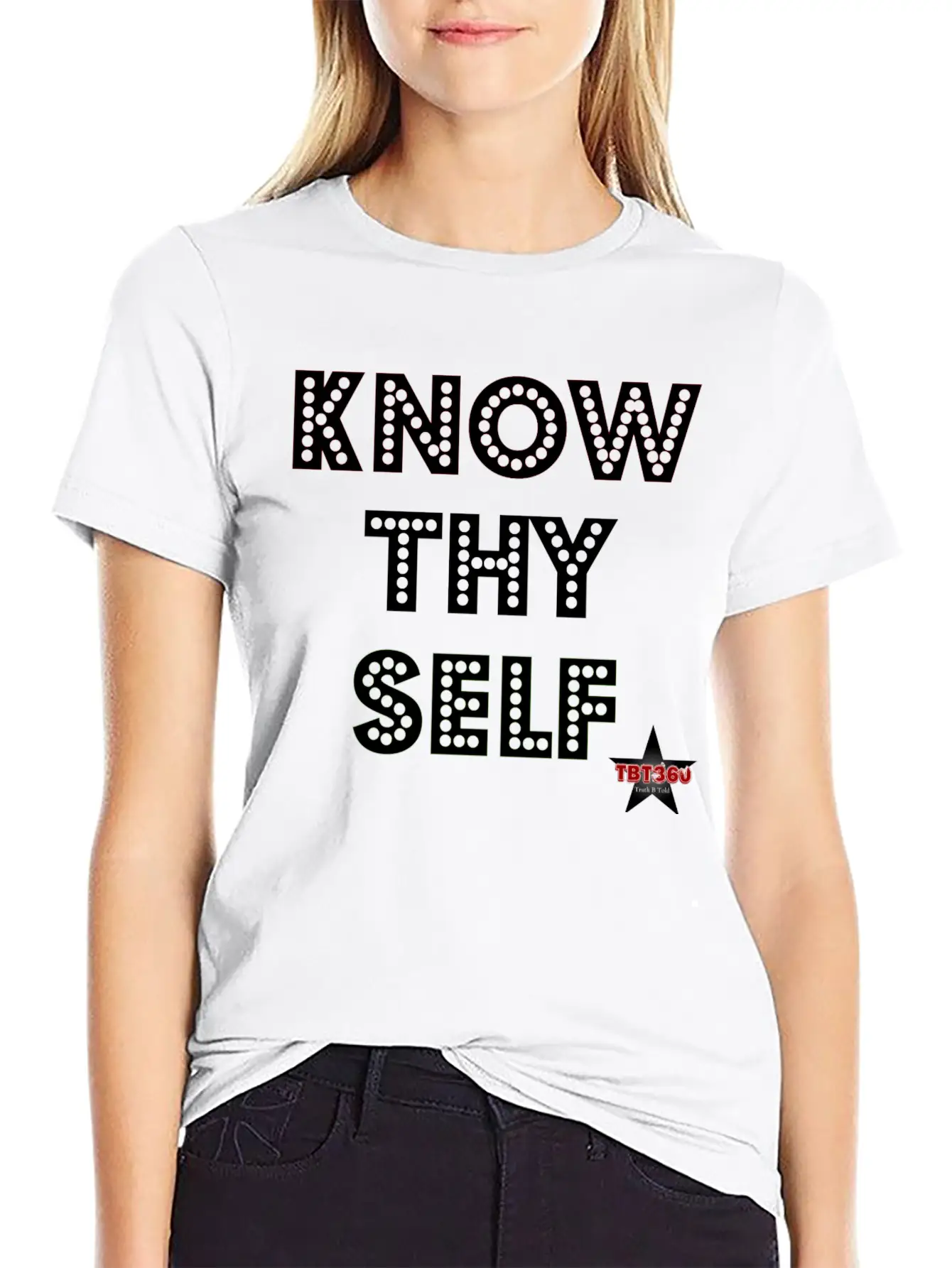 KNOW THY SELF Casual Graphic T-Shirt – Simple And Comfortable Daily Wear