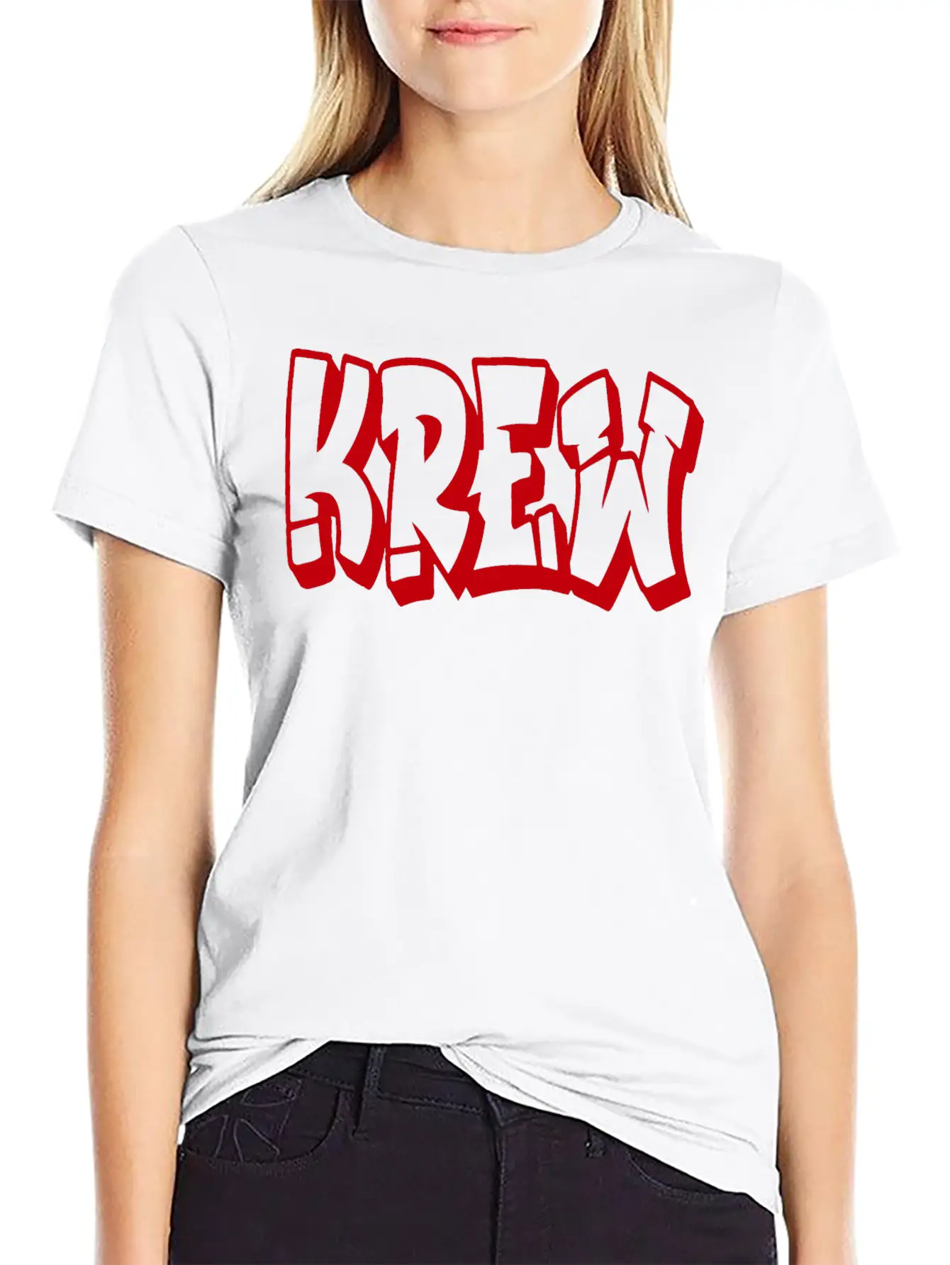 Krew Casual Graphic T-Shirt – Simple And Comfortable Daily Wear