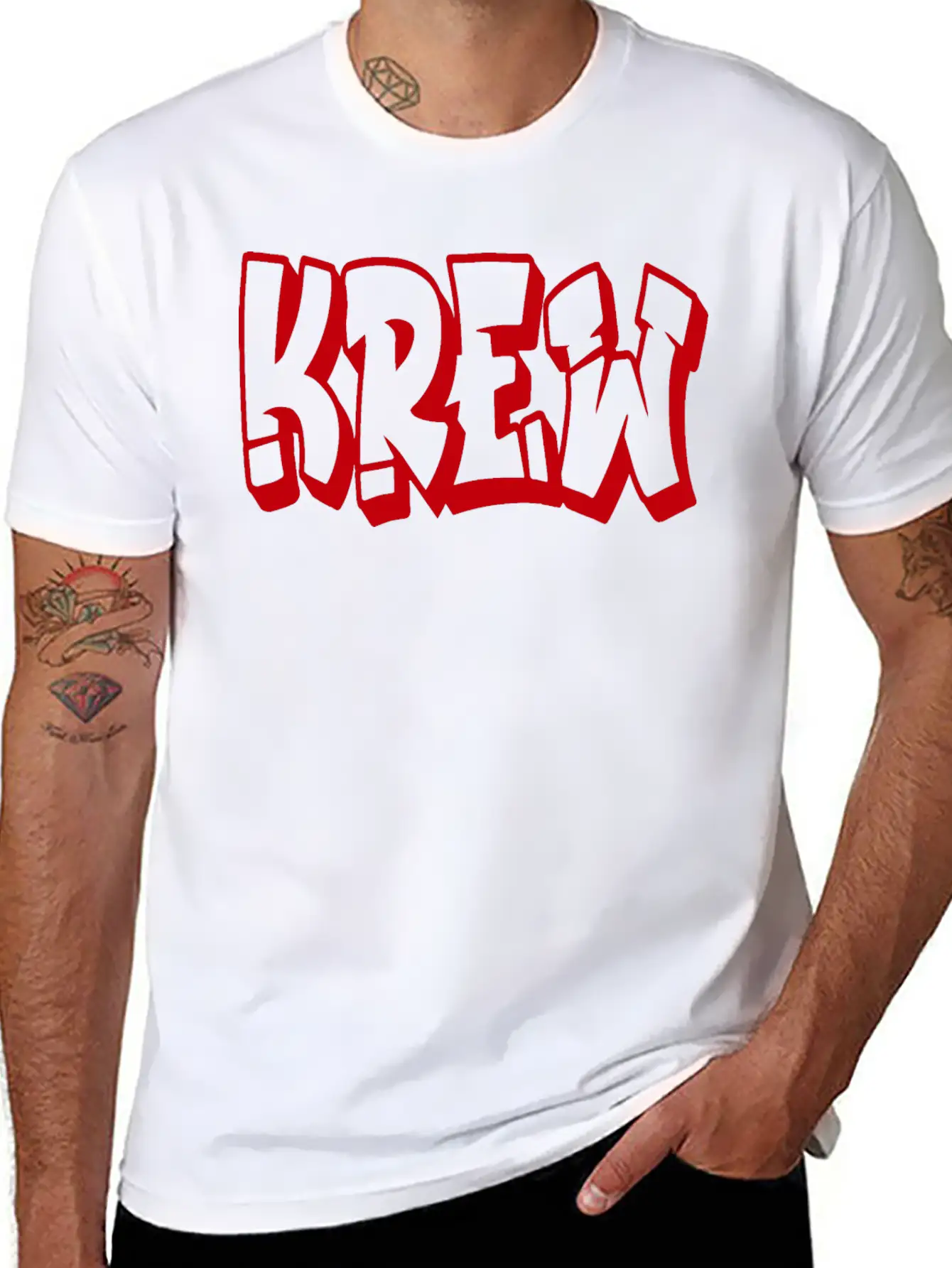Krew Casual Graphic T-Shirt – Simple And Comfortable Daily Wear