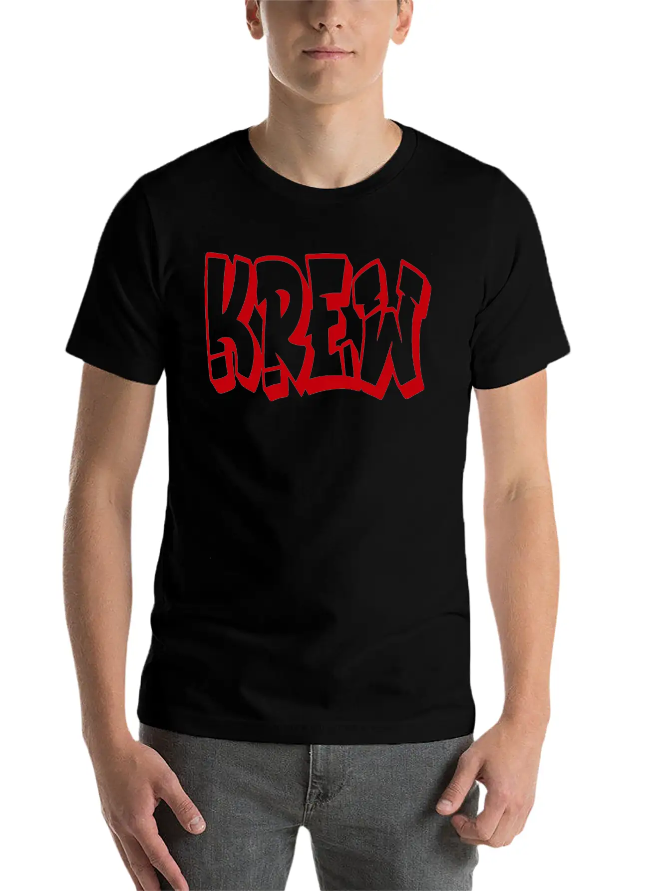 Krew Casual Graphic T-Shirt – Simple And Comfortable Daily Wear
