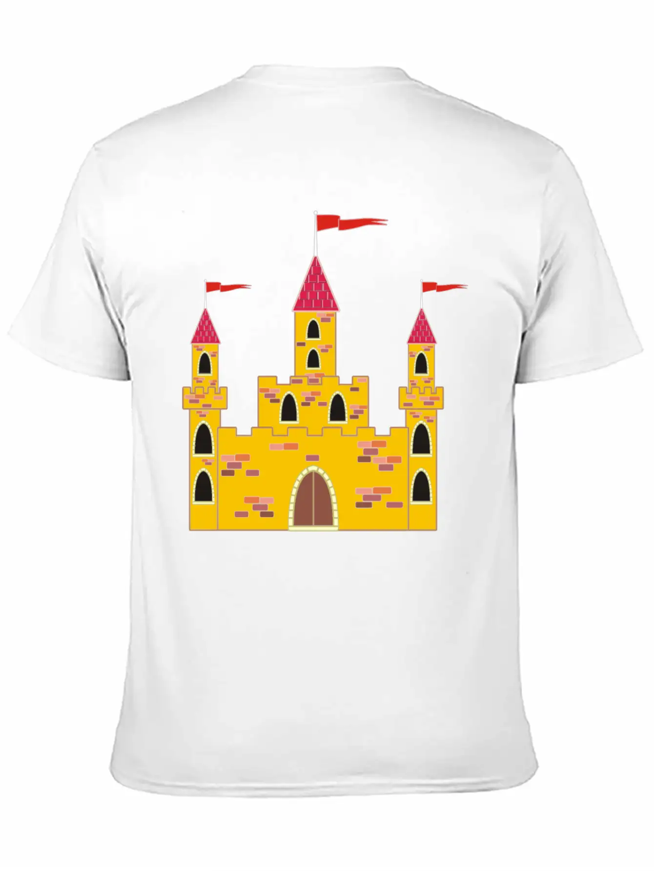 Krone Crown Koenig King Castle Schloss Tower Burg1 Casual Graphic T-Shirt – Simple And Comfortable Daily Wear