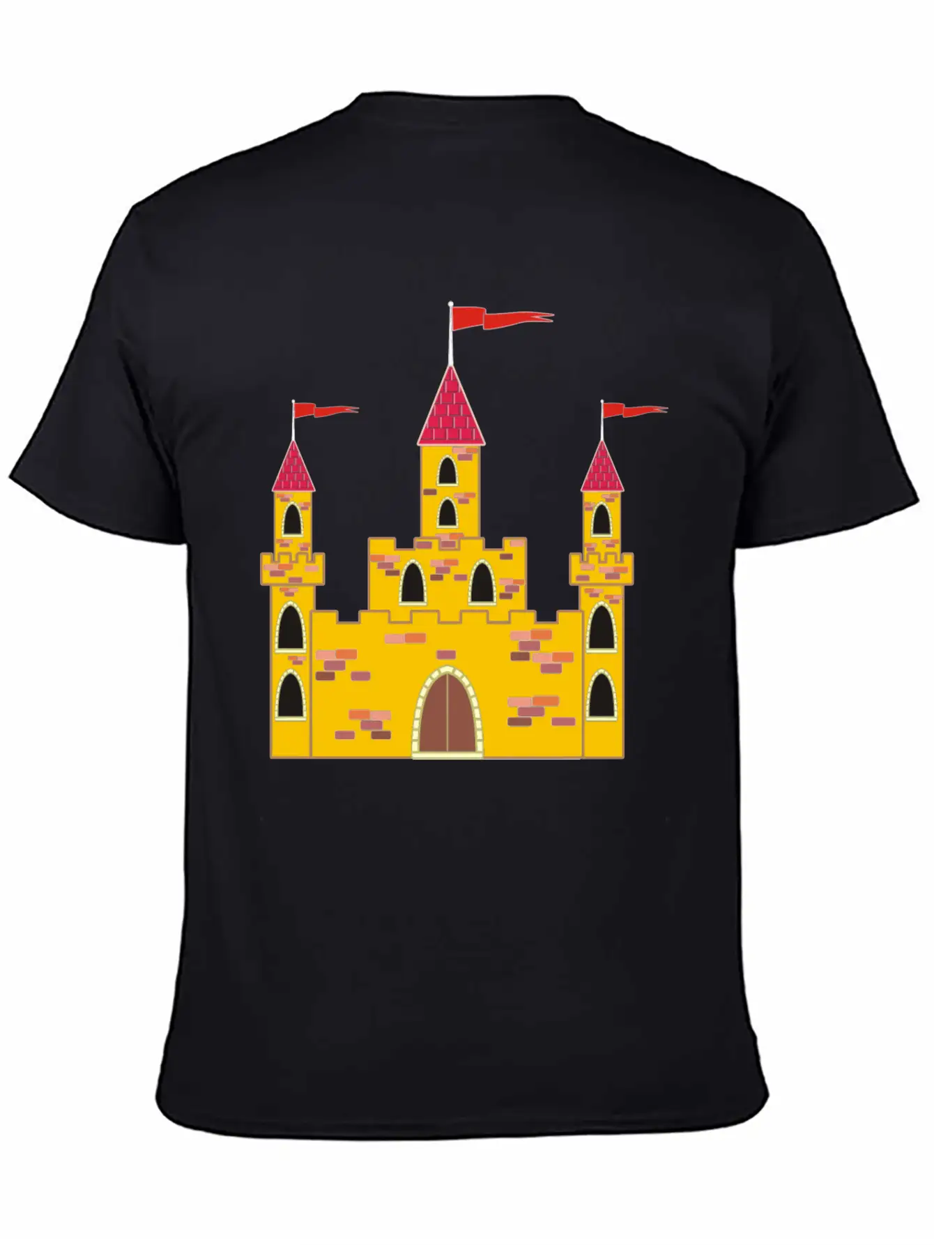 Krone Crown Koenig King Castle Schloss Tower Burg1 Casual Graphic T-Shirt – Simple And Comfortable Daily Wear