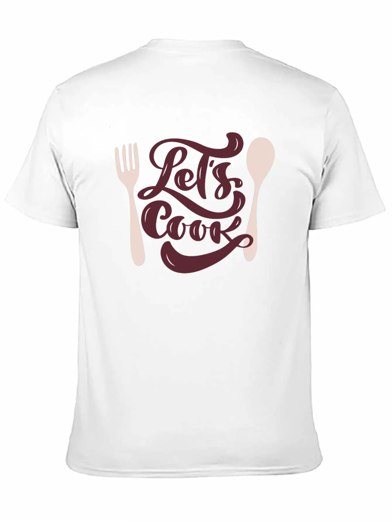 Let's Cook Casual Graphic T-Shirt – Simple And Comfortable Daily Wear