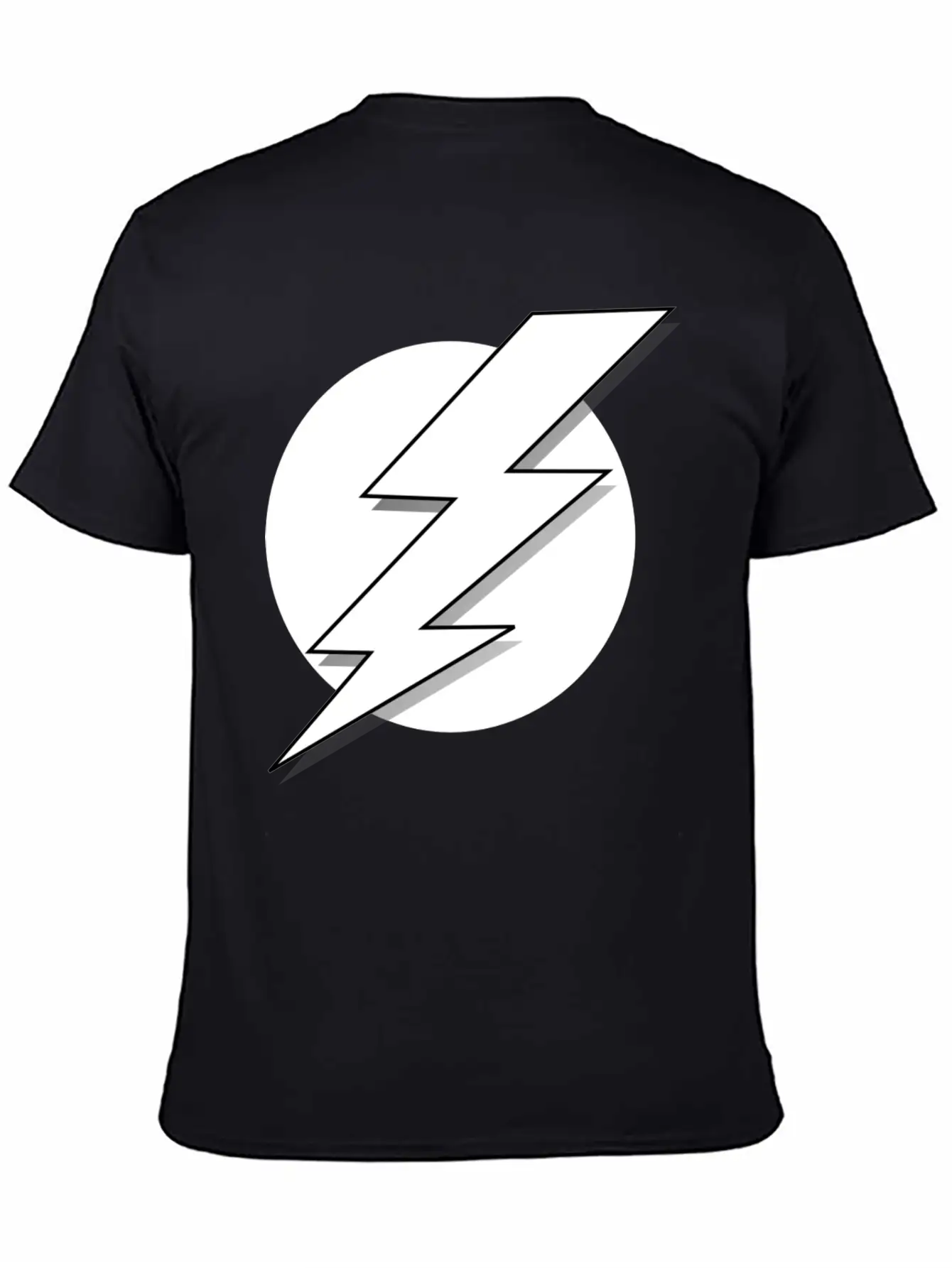 Lightning Bolt T-Shirt Casual Graphic T-Shirt – Simple And Comfortable Daily Wear