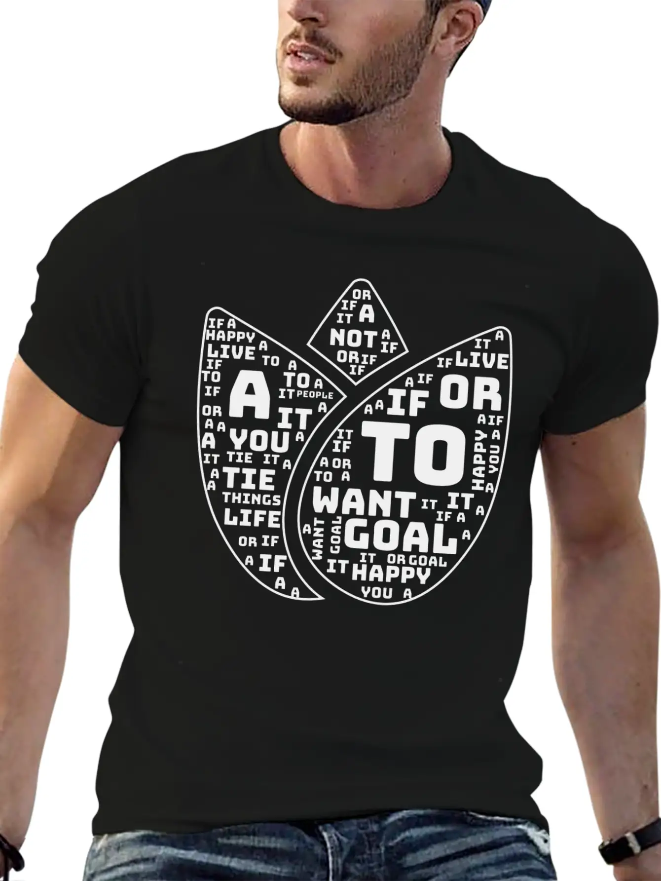 Live A Happy. Motivational Quote Classic Cotton Tee – Unisex Comfort For Any Season