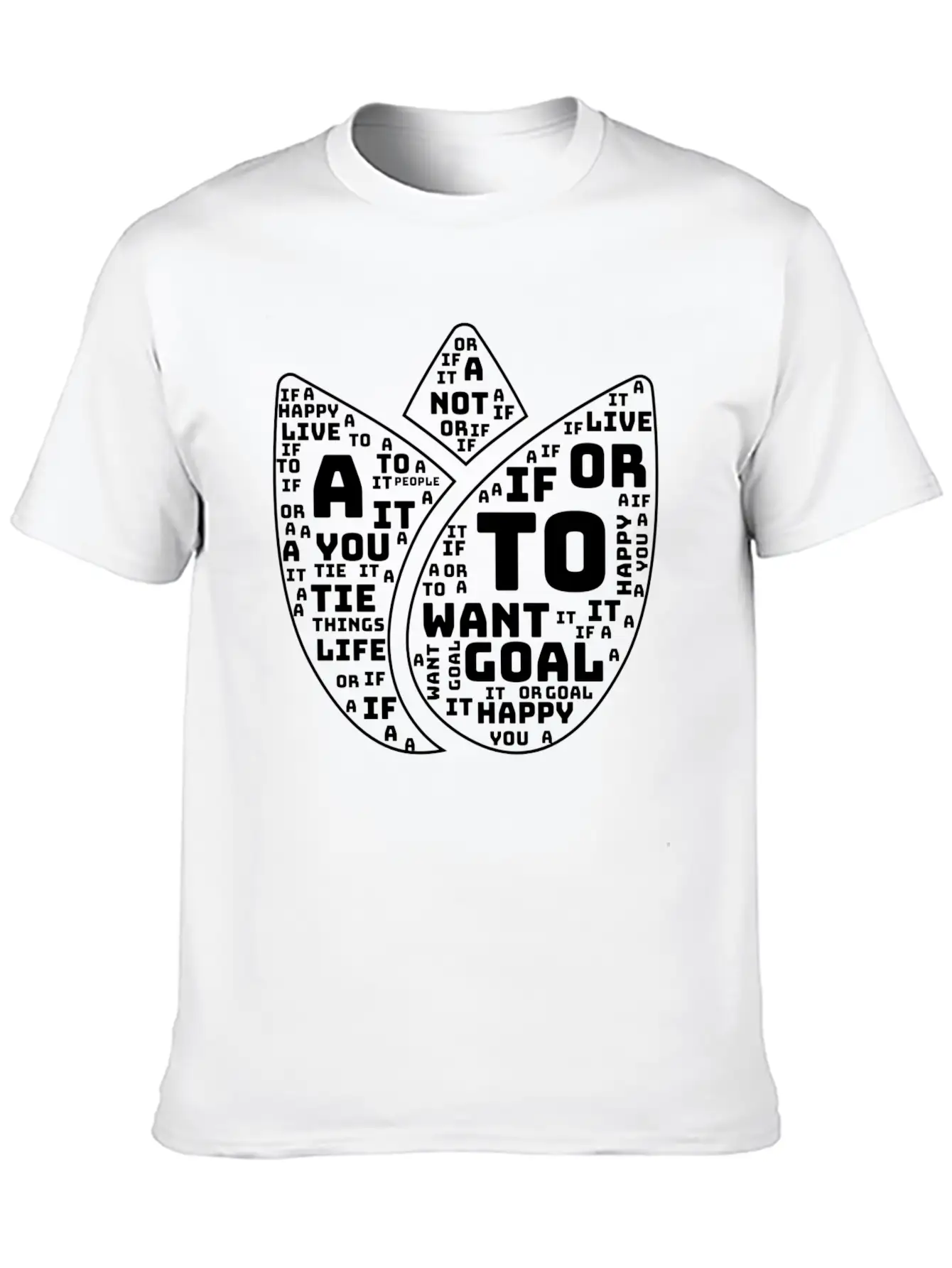 Live A Happy. Motivational Quote Classic Cotton Tee – Unisex Comfort For Any Season