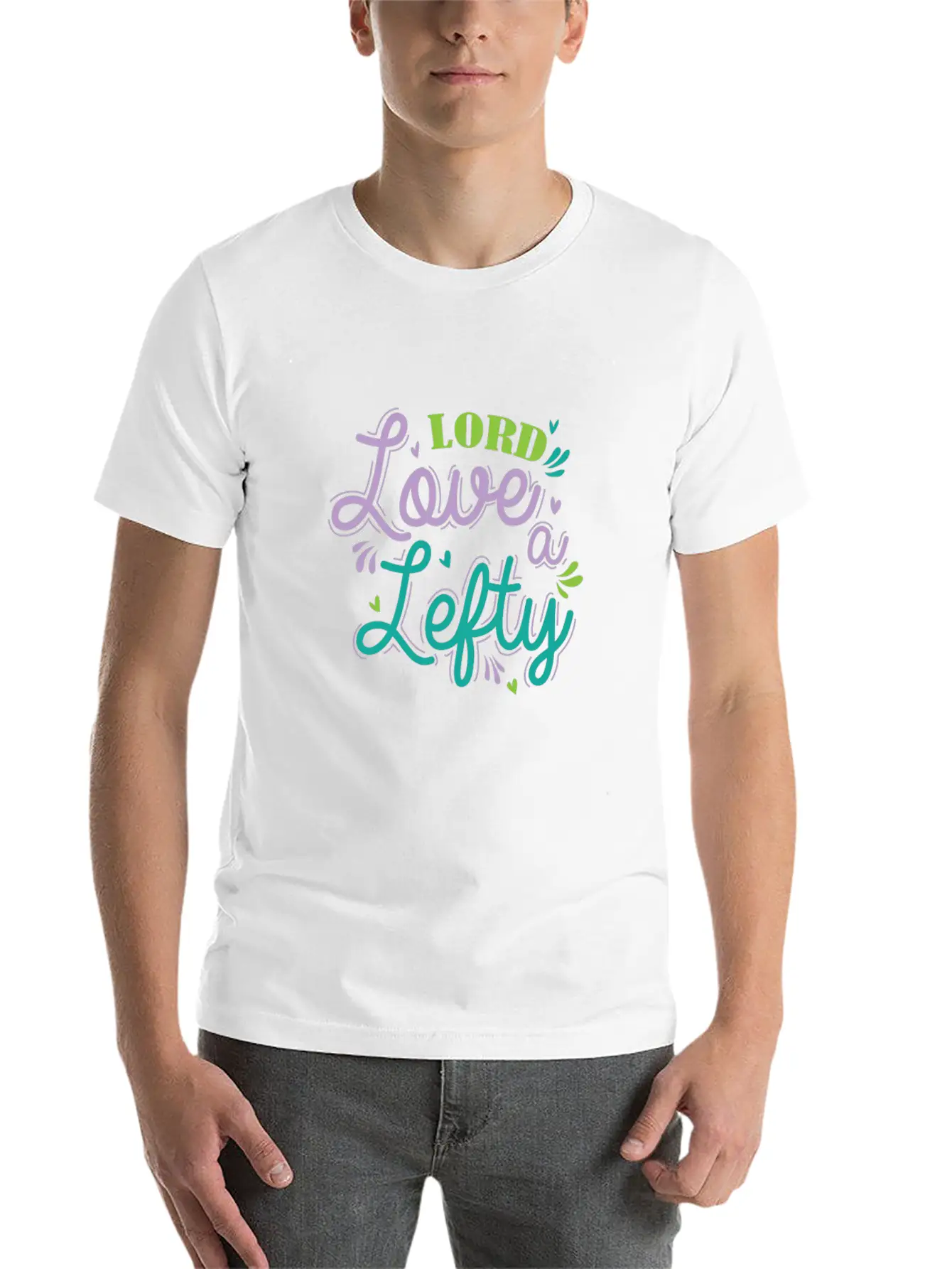 Lord Love A Lefty Write Lefty Casual Graphic T-Shirt – Simple And Comfortable Daily Wear