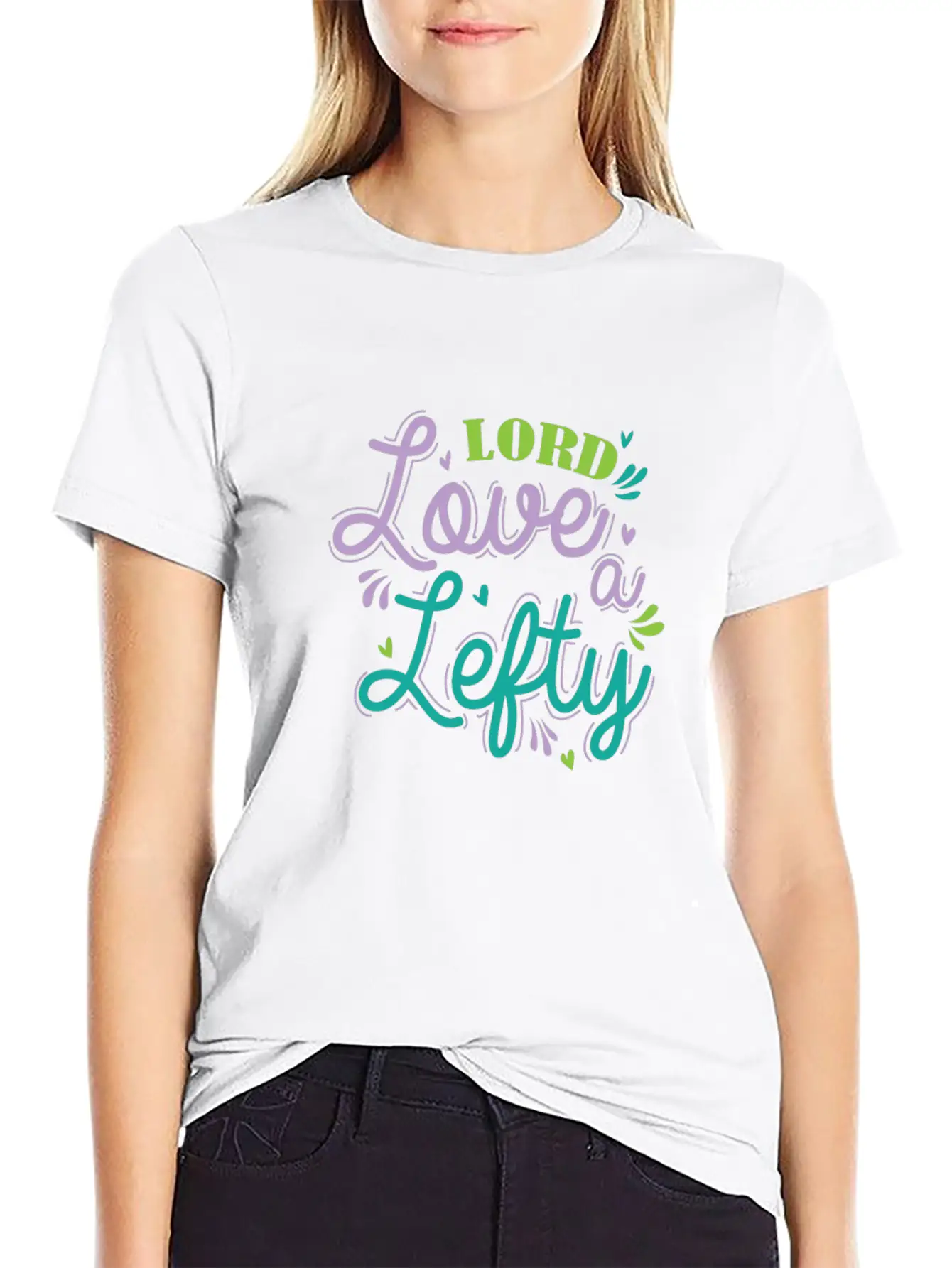 Lord Love A Lefty Write Lefty Casual Graphic T-Shirt – Simple And Comfortable Daily Wear