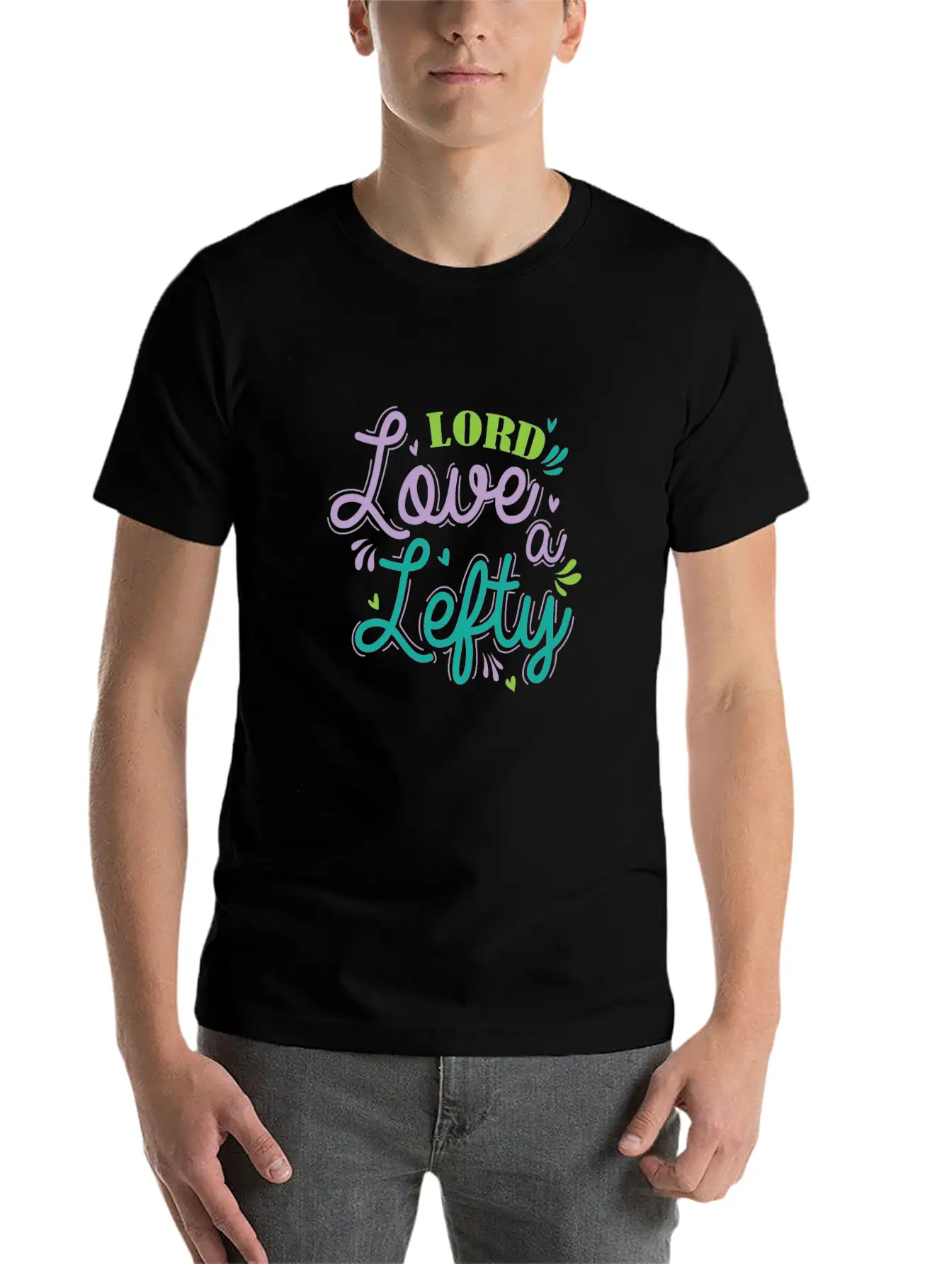 Lord Love A Lefty Write Lefty Casual Graphic T-Shirt – Simple And Comfortable Daily Wear