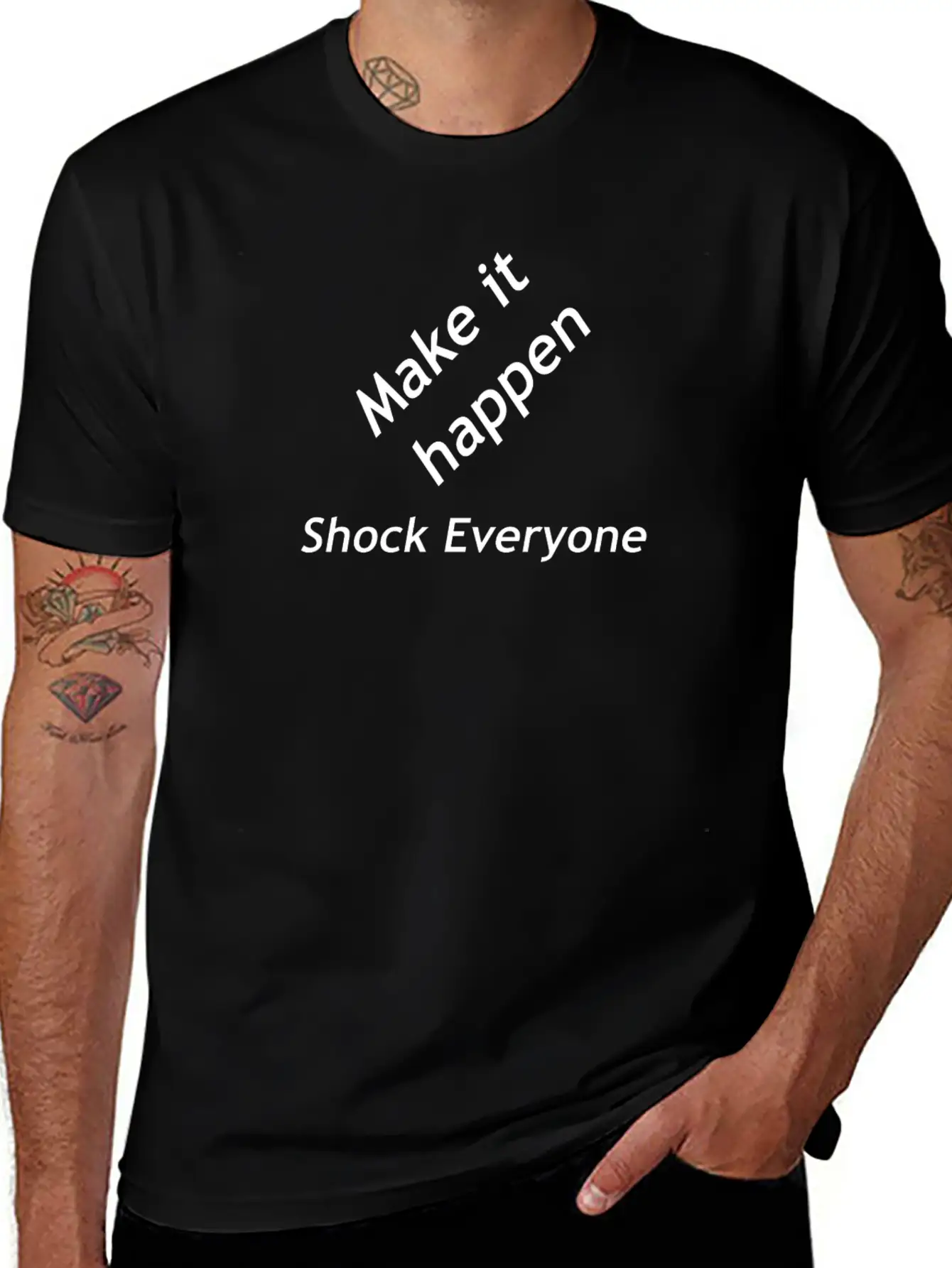 Make It Happen Classic Cotton Tee – Unisex Comfort For Any Season