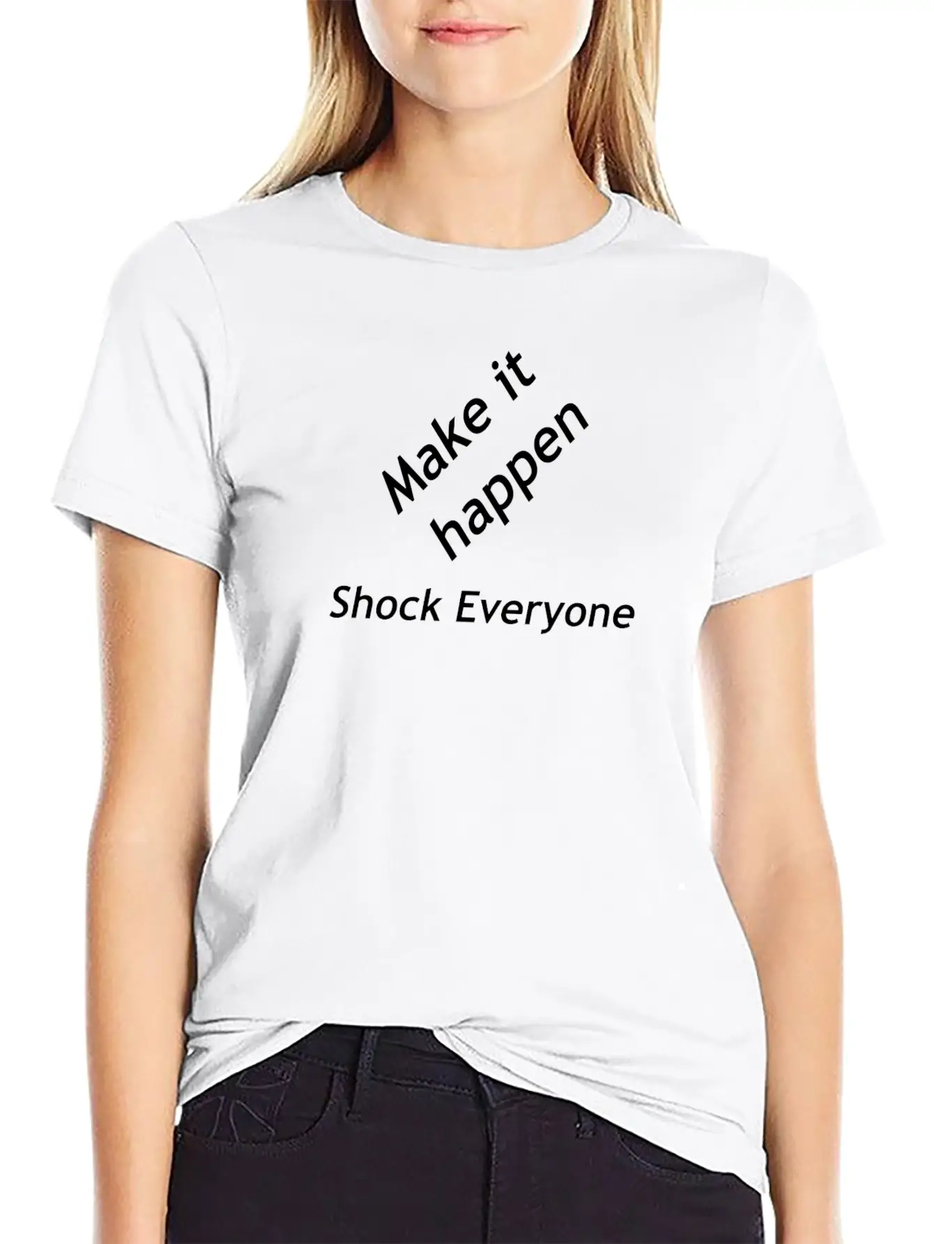 Make It Happen Classic Cotton Tee – Unisex Comfort For Any Season
