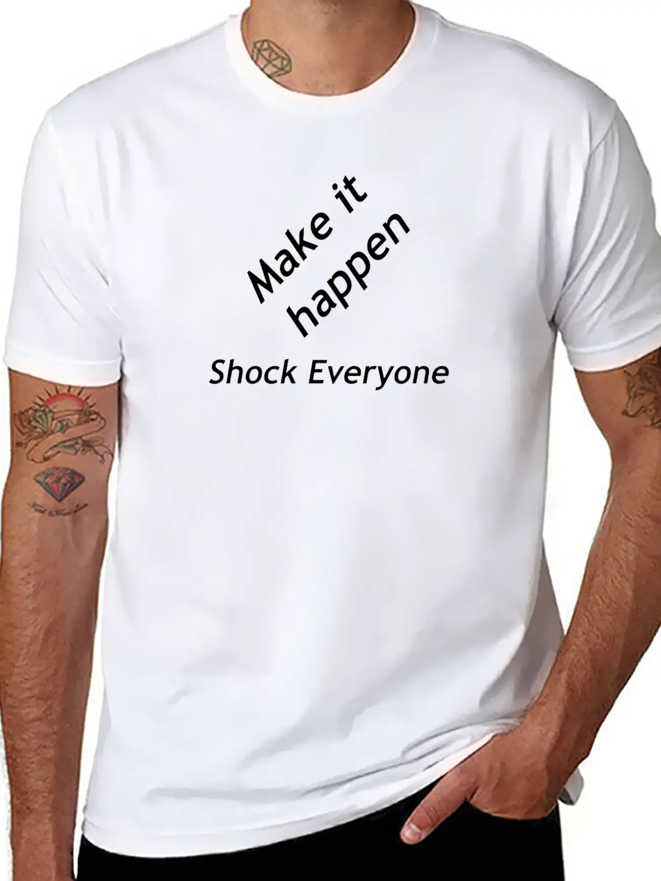 Make It Happen Classic Cotton Tee – Unisex Comfort For Any Season