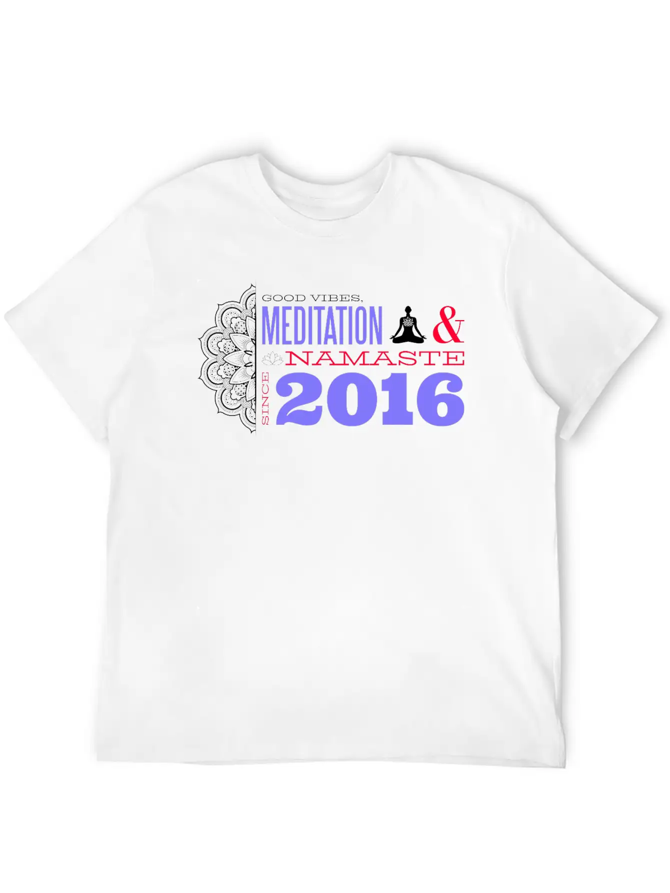 Meditating Since 2016 - 9 Years Of Mindful Living Classic Cotton Tee – Unisex Comfort For Any Season