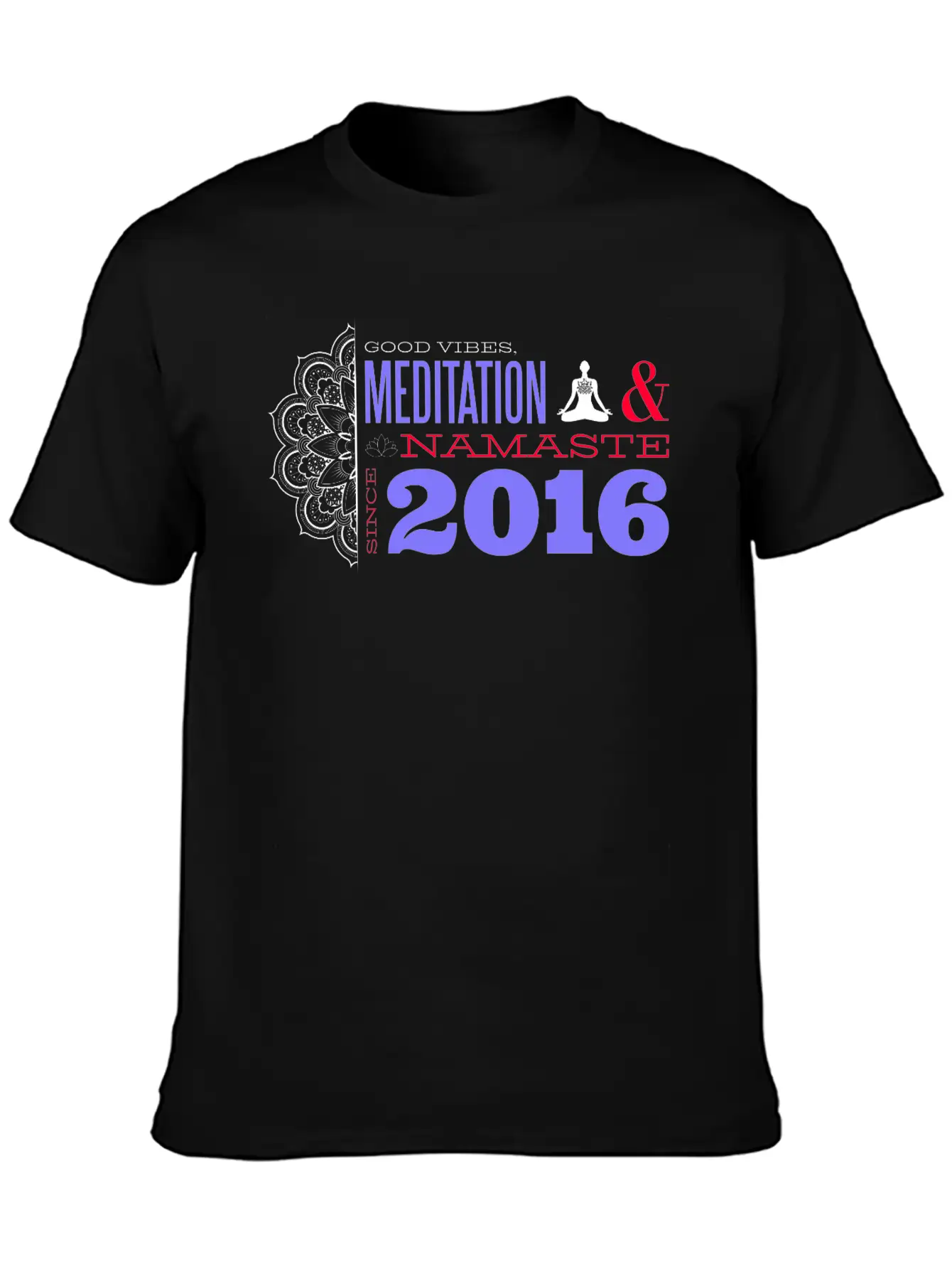 Meditating Since 2016 - 9 Years Of Mindful Living Classic Cotton Tee – Unisex Comfort For Any Season