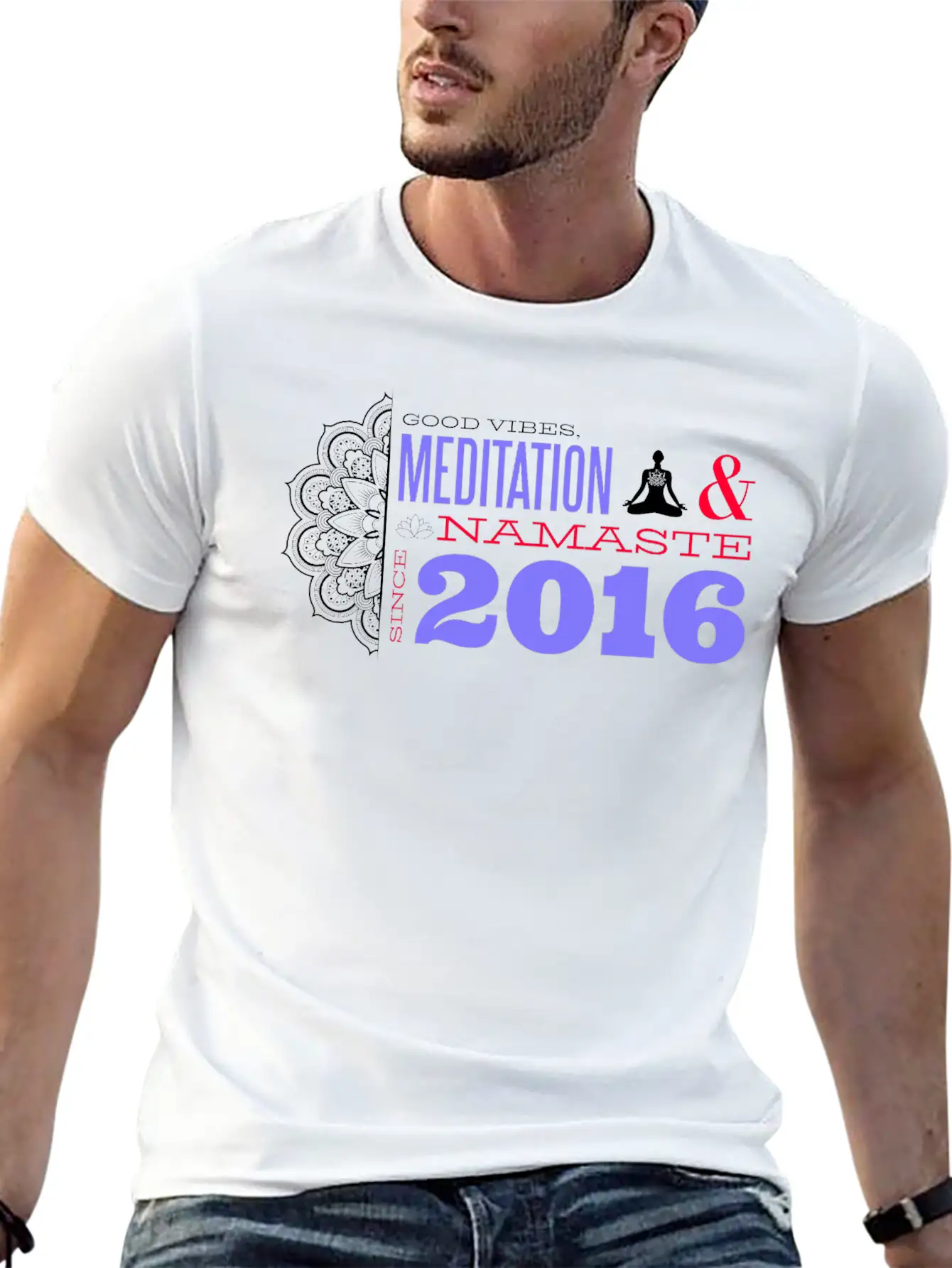 Meditating Since 2016 - 9 Years Of Mindful Living Classic Cotton Tee – Unisex Comfort For Any Season