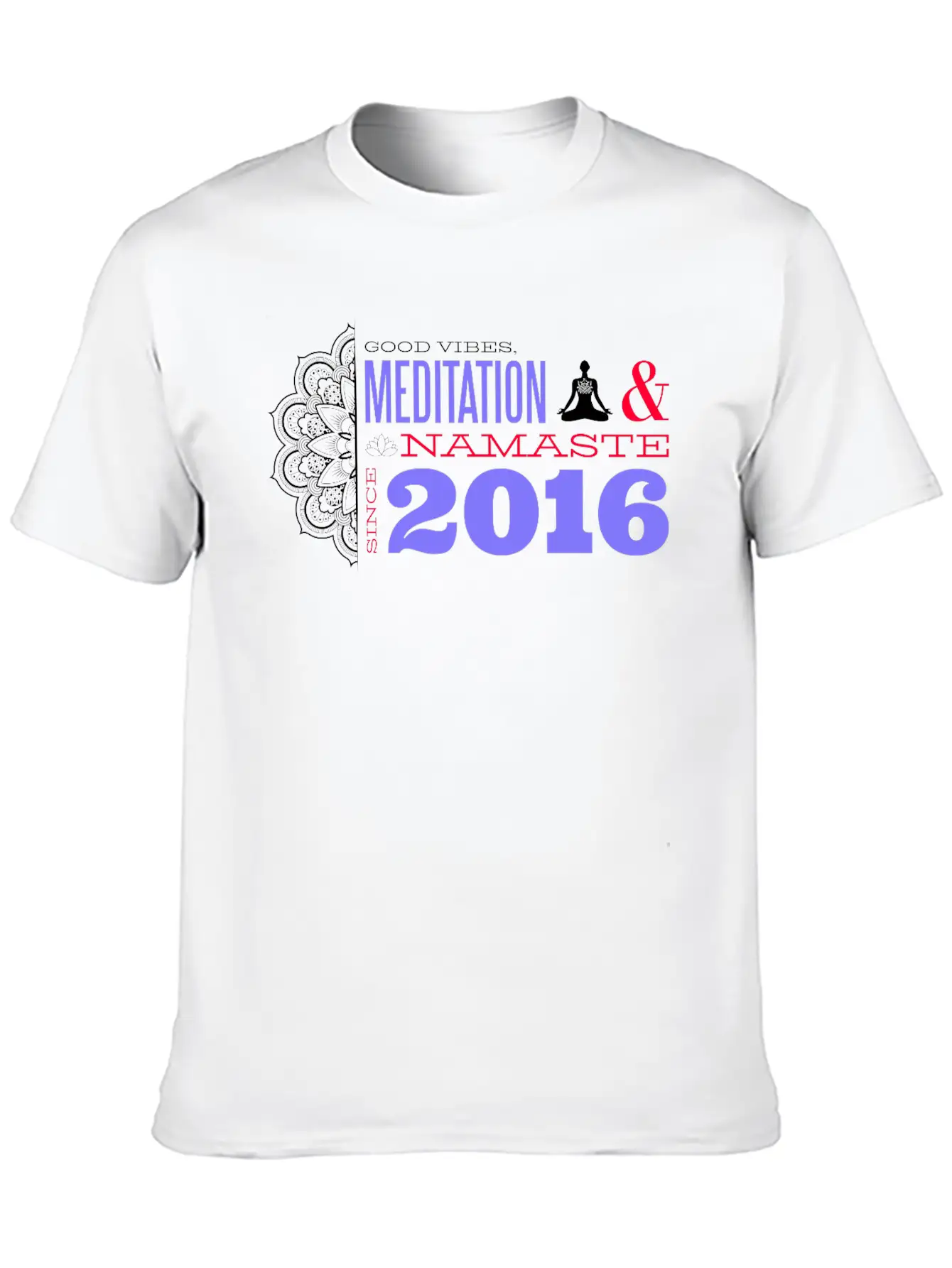 Meditating Since 2016 - 9 Years Of Mindful Living Classic Cotton Tee – Unisex Comfort For Any Season