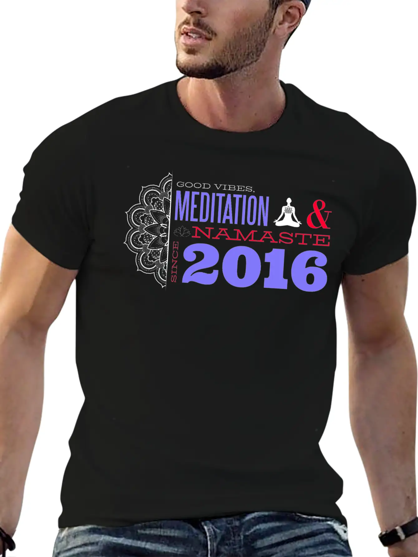 Meditating Since 2016 - 9 Years Of Mindful Living Classic Cotton Tee – Unisex Comfort For Any Season