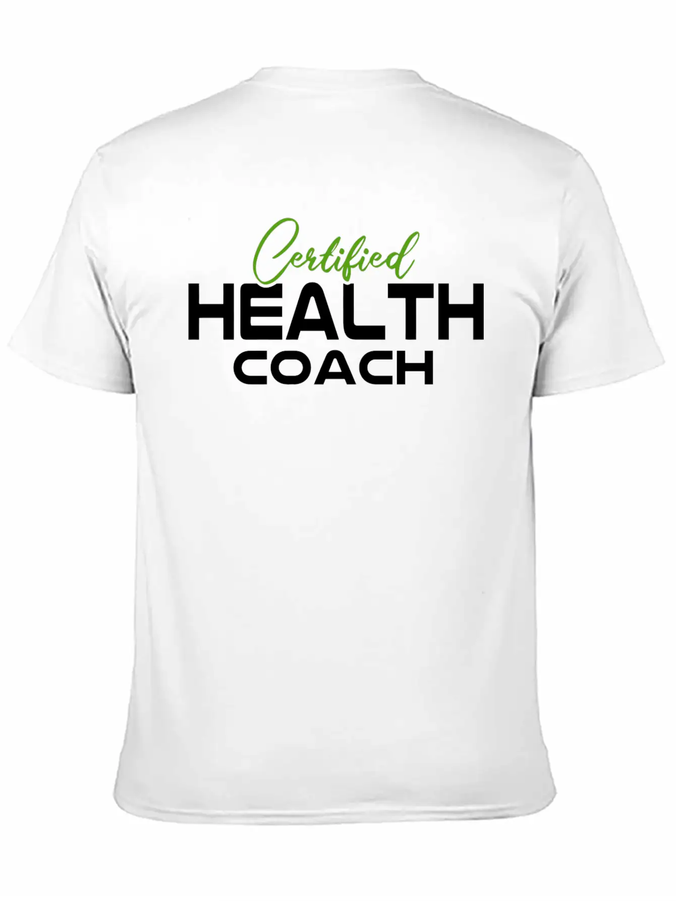 Mental Health Awareness Certified Health Coach T-S Casual Graphic T-Shirt – Simple And Comfortable Daily Wear