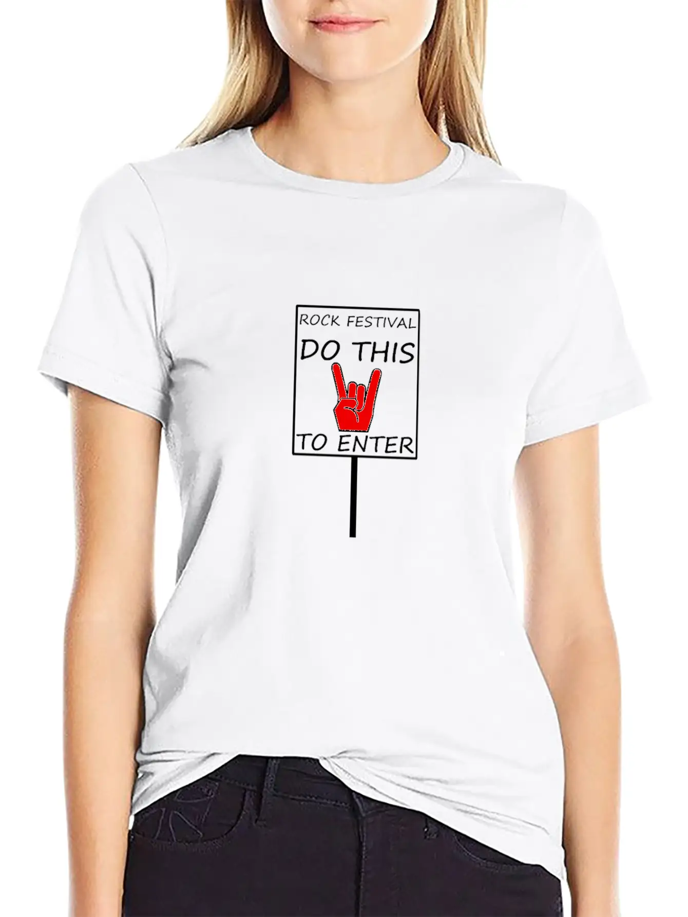 METAL - ROCK FESTIVAL DO THIS TO ENTER Classic Cotton Tee – Unisex Comfort For Any Season
