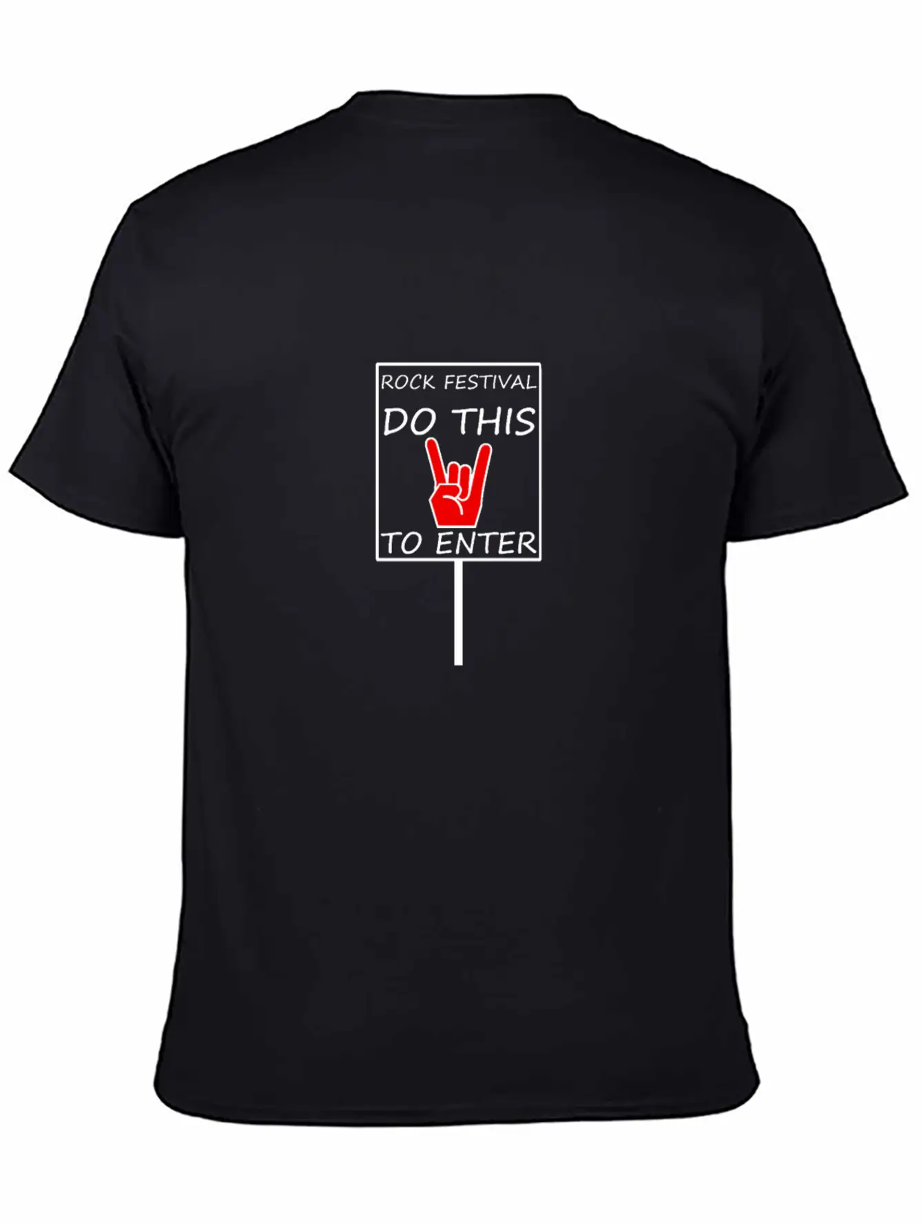 METAL - ROCK FESTIVAL DO THIS TO ENTER Classic Cotton Tee – Unisex Comfort For Any Season