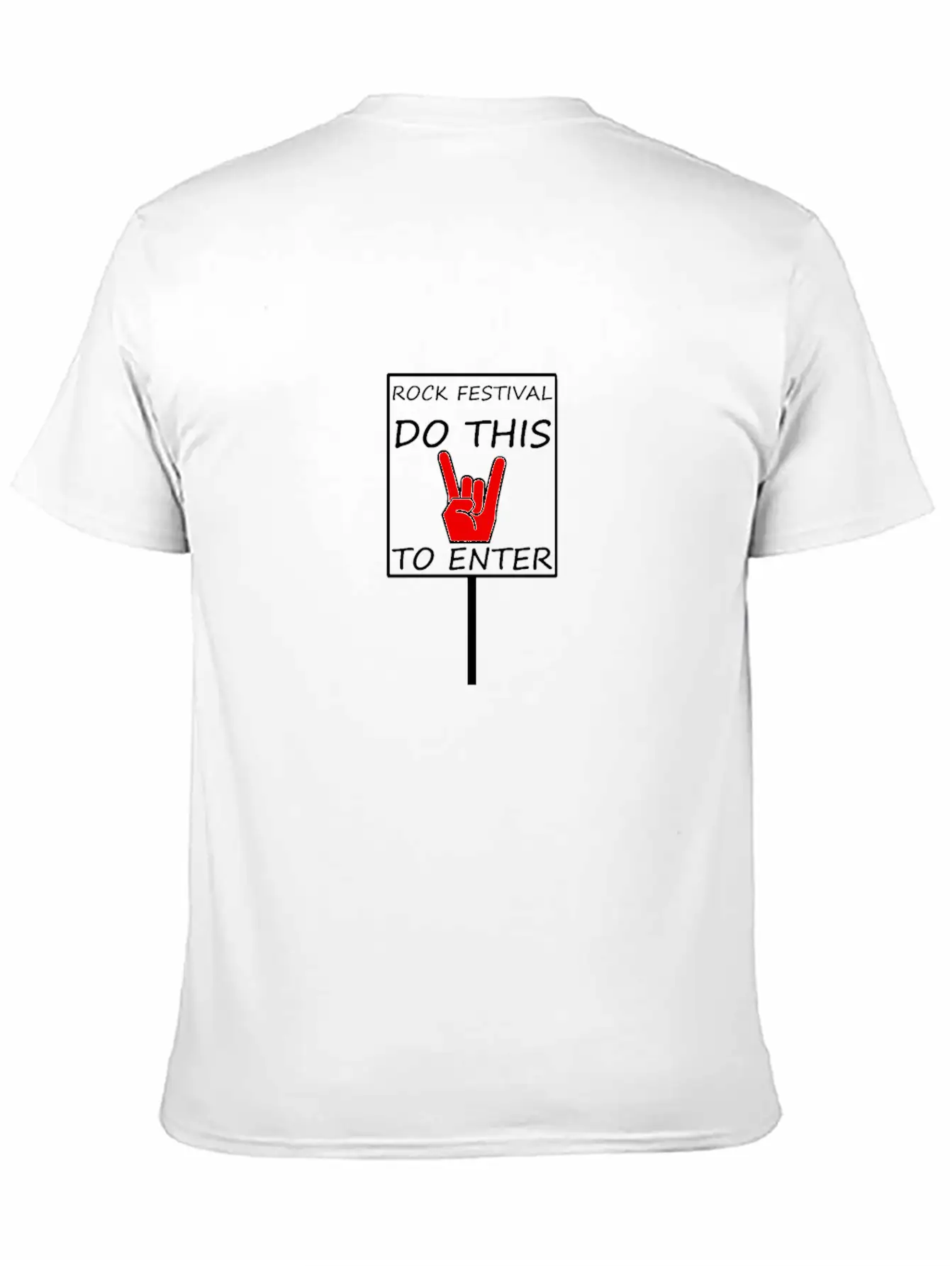 METAL - ROCK FESTIVAL DO THIS TO ENTER Classic Cotton Tee – Unisex Comfort For Any Season