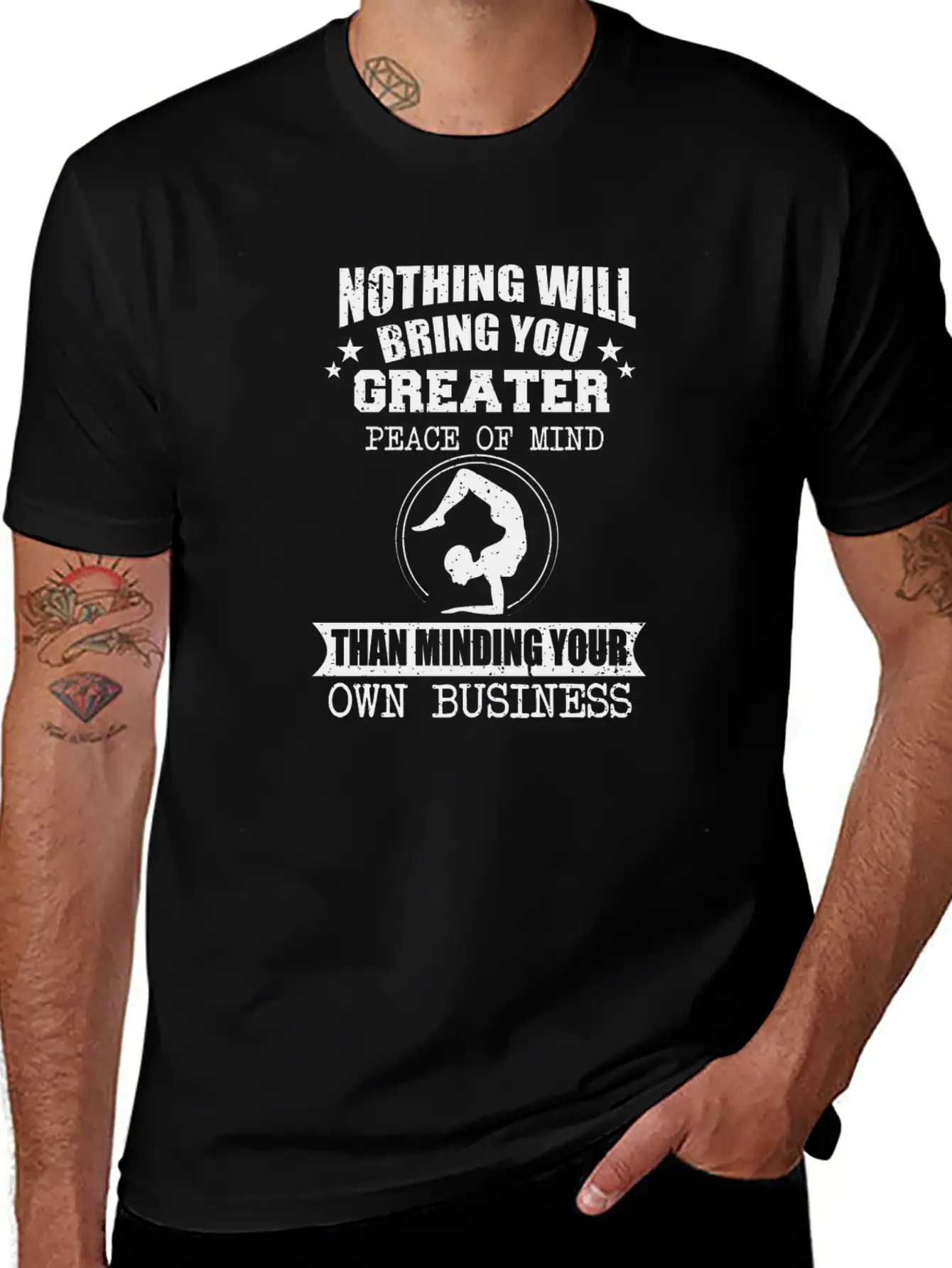 Minding Your Own Business Brings You Piece Of Mind Classic Cotton Tee – Unisex Comfort For Any Season