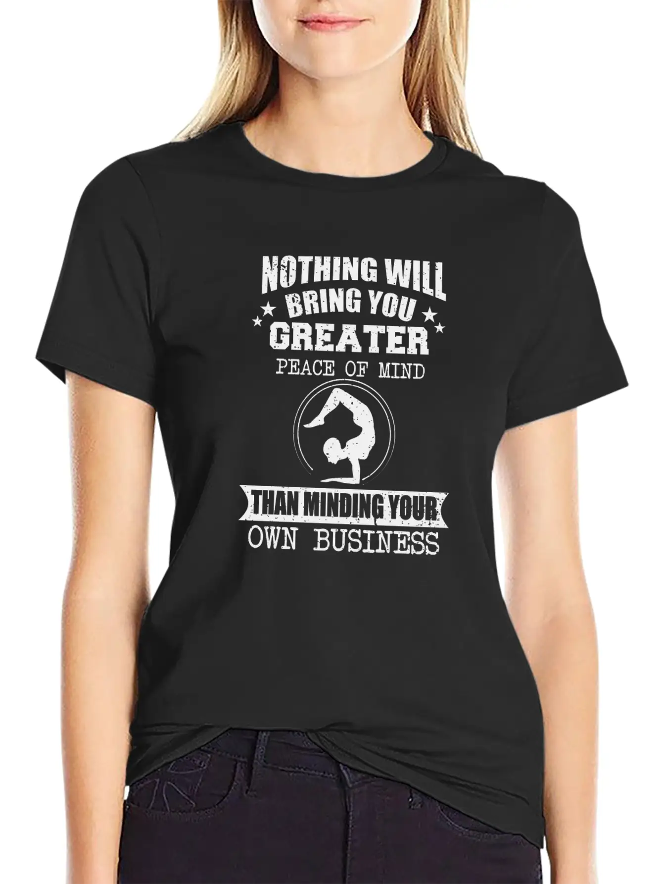 Minding Your Own Business Brings You Piece Of Mind Classic Cotton Tee – Unisex Comfort For Any Season